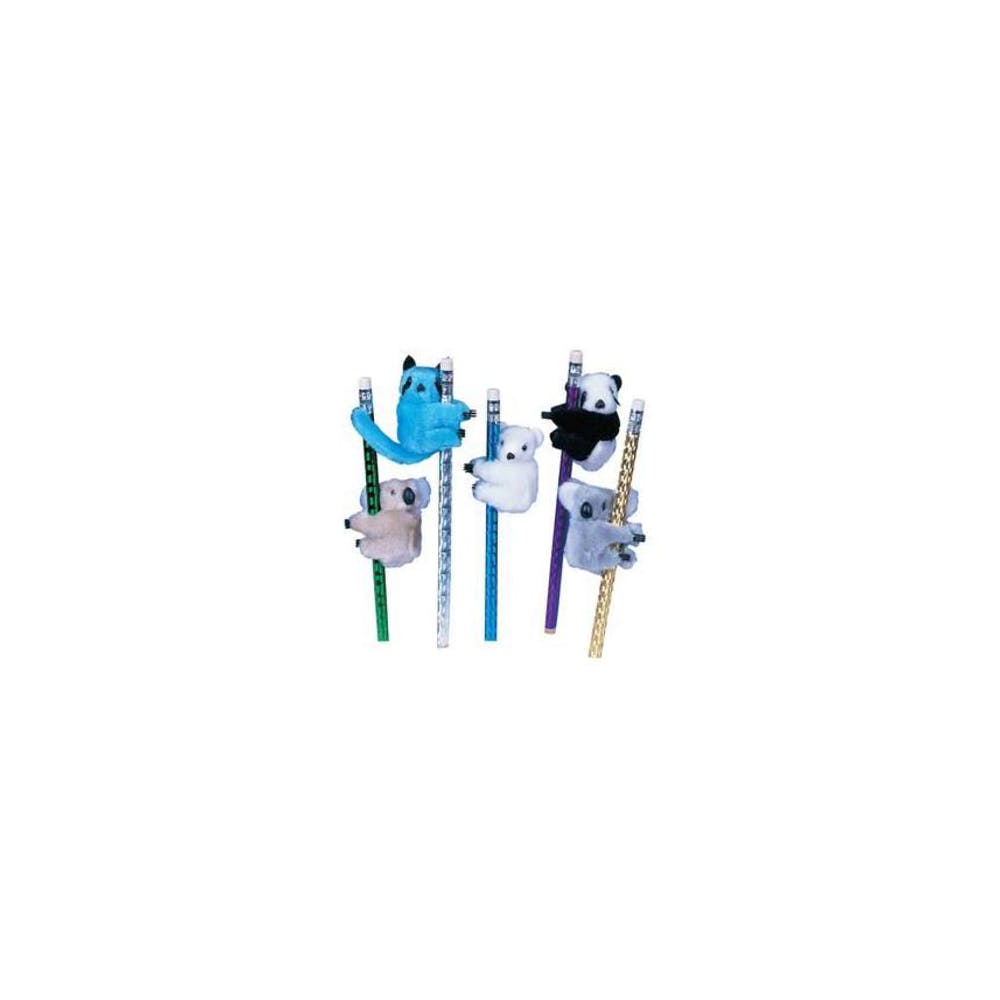 Clip-On Pencil Toppers - Assorted Animals 2" 3