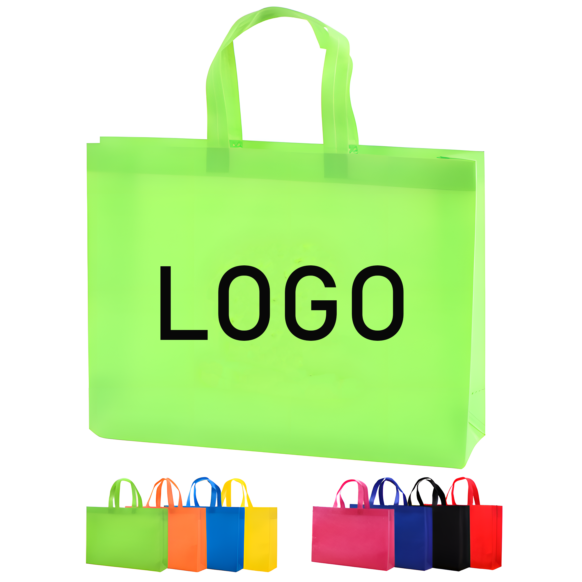 Nonwoven Reusable Tote Bag With Die Cut Handles 4
