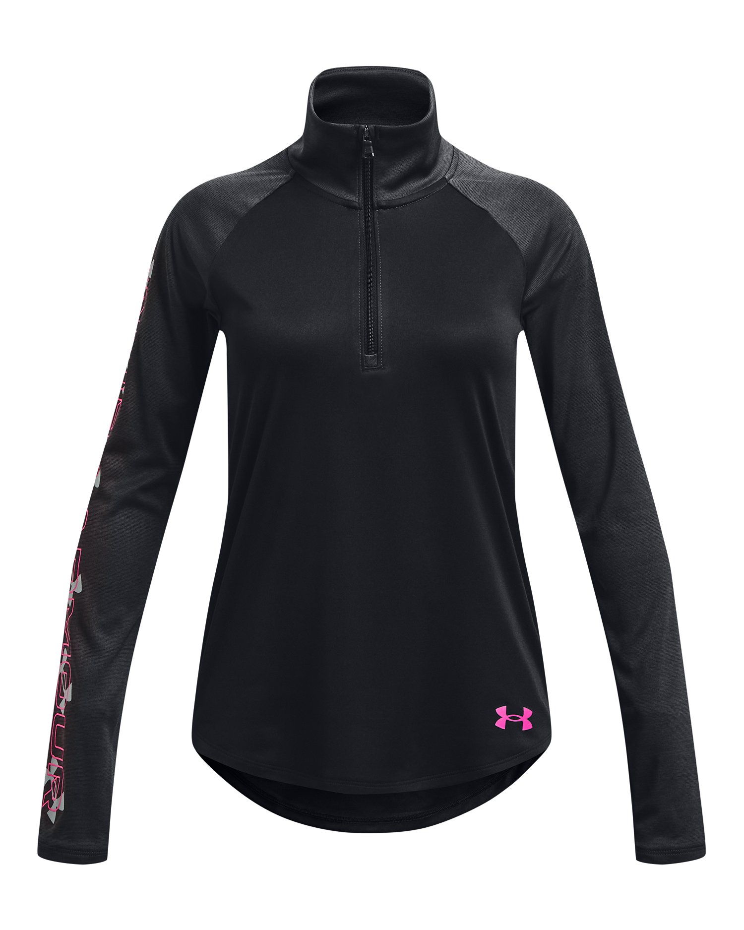 UA Tech Graphic Girls' Zip 1