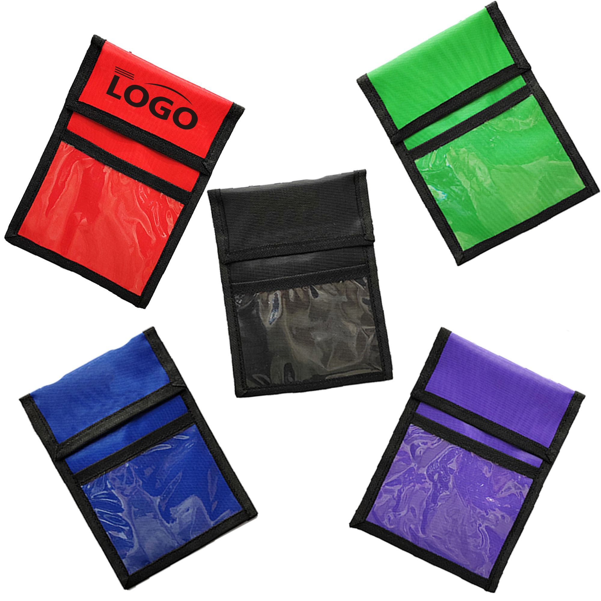 Custom Nylon Neck Wallet Branding Lanyard Badge