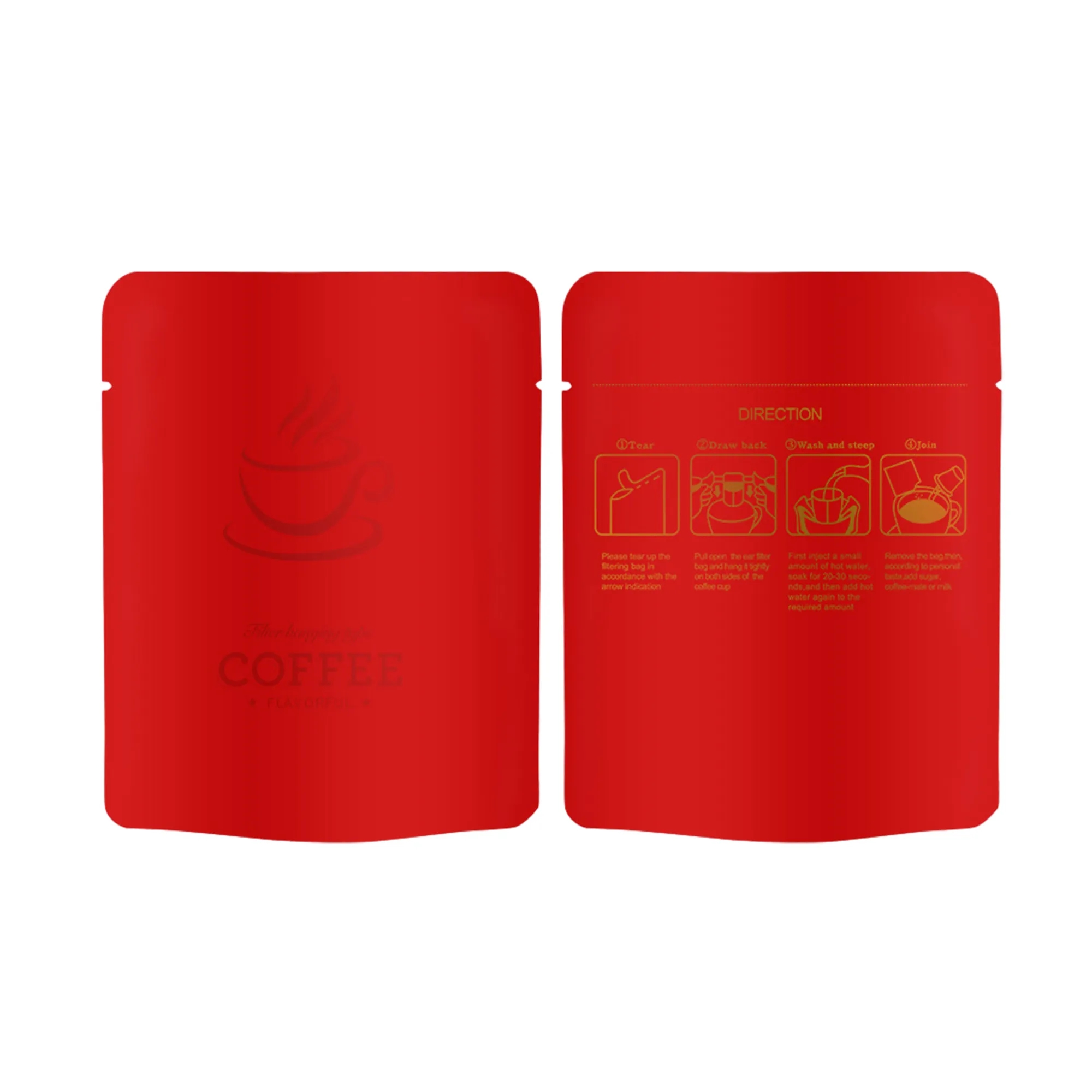 Multifunctional Hanging Ear Coffee Nut Packaging Bag 26