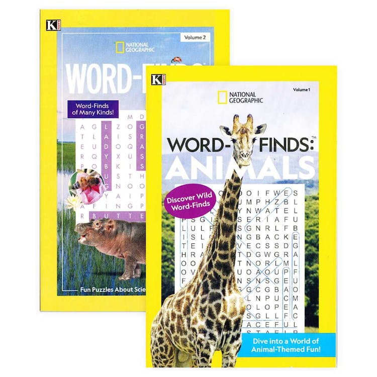 National Geographic Word Find Books - Two Titles 3