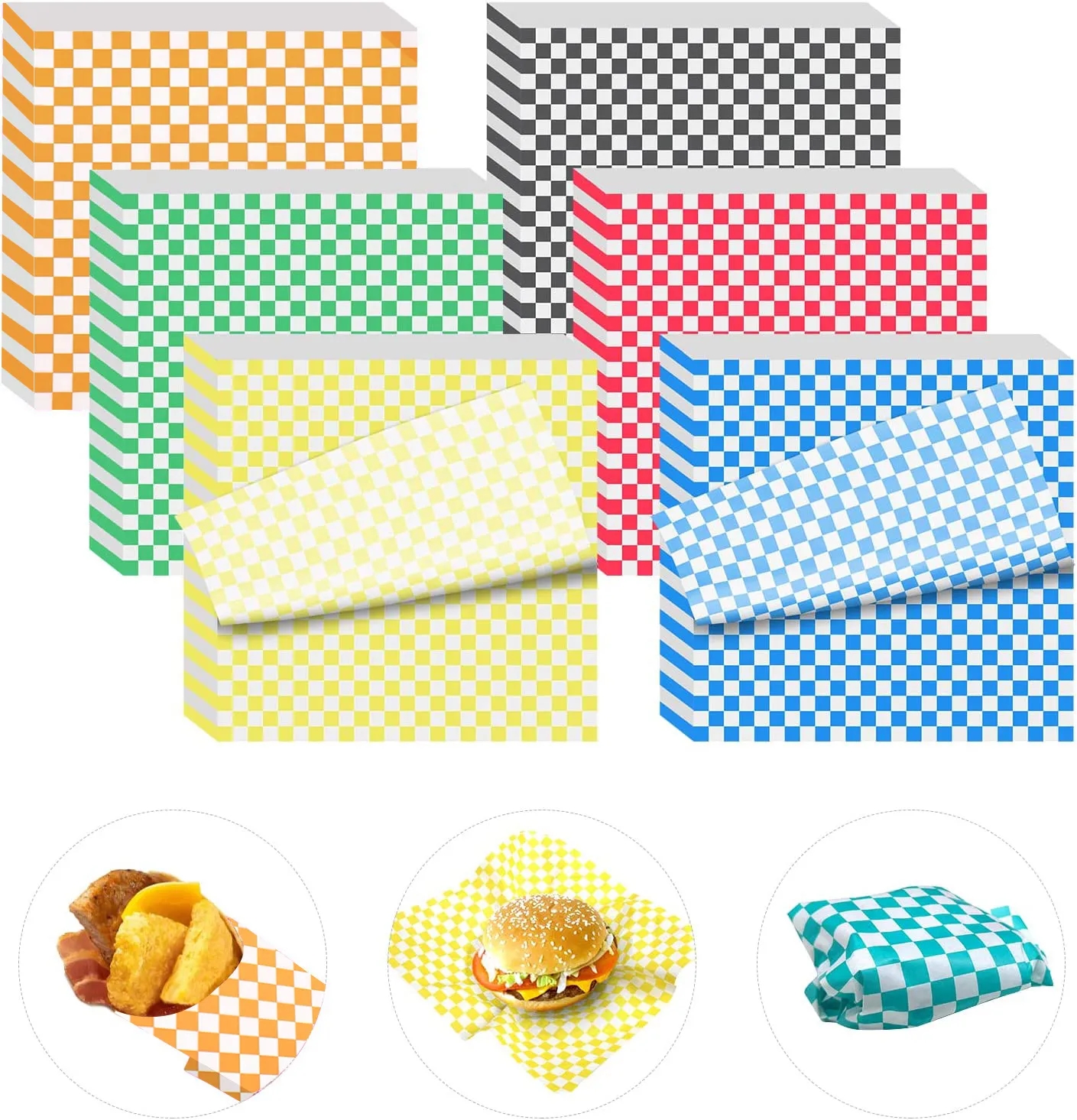 12x12 inch Paper Sandwich Liners 6