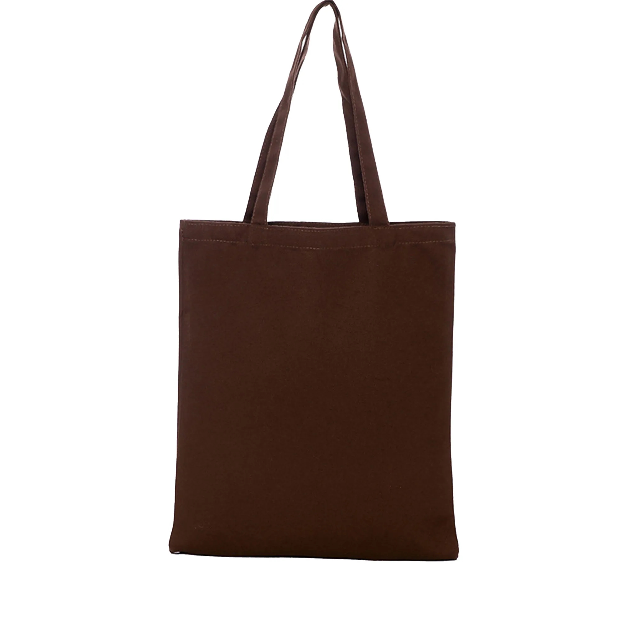 MOQ 10 Polyester Cotton Solid Color Hand-Held Canvas Bag, custom tote bag with logo imprint 26