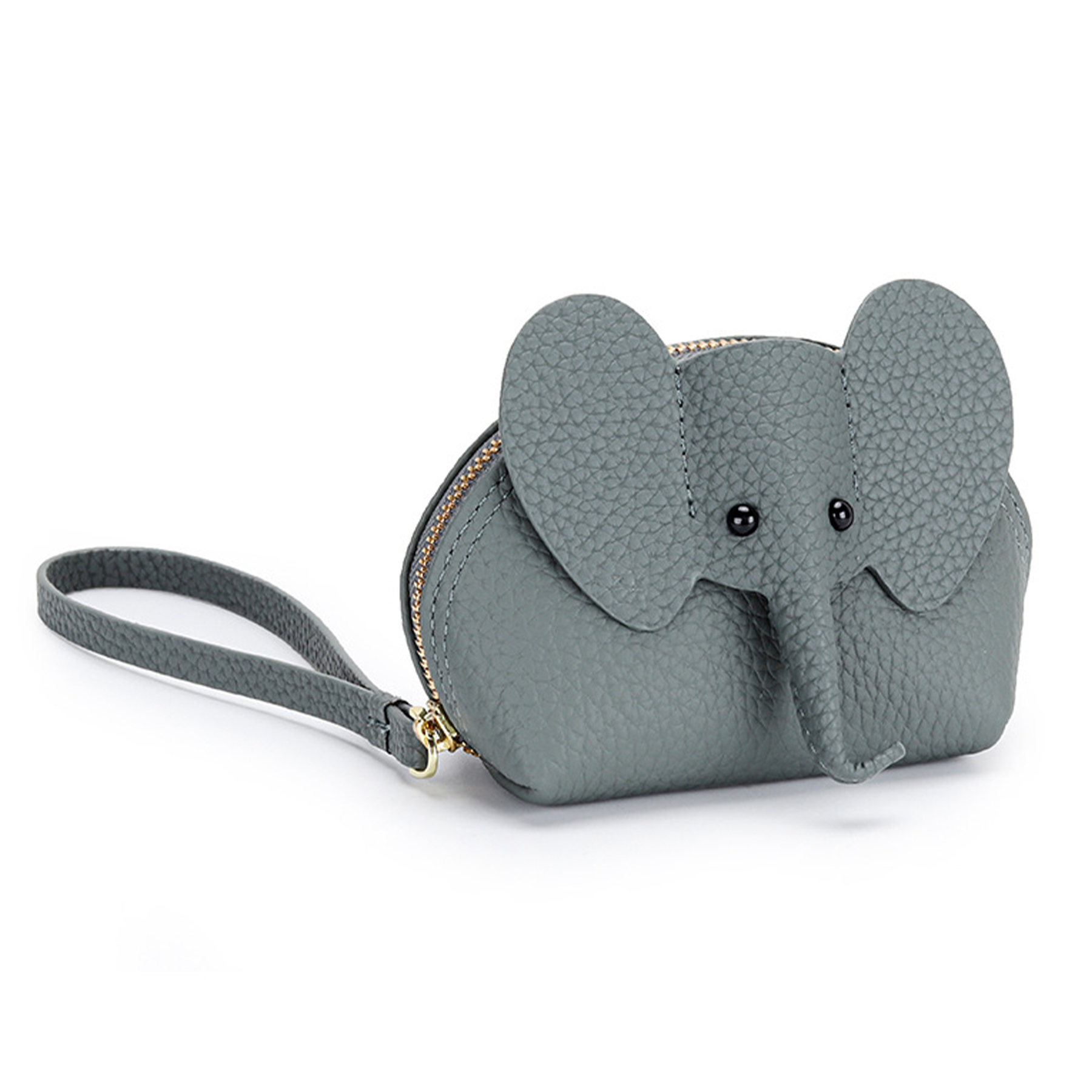 Genuine Leather Cartoon elephant women's mini coin purse 11