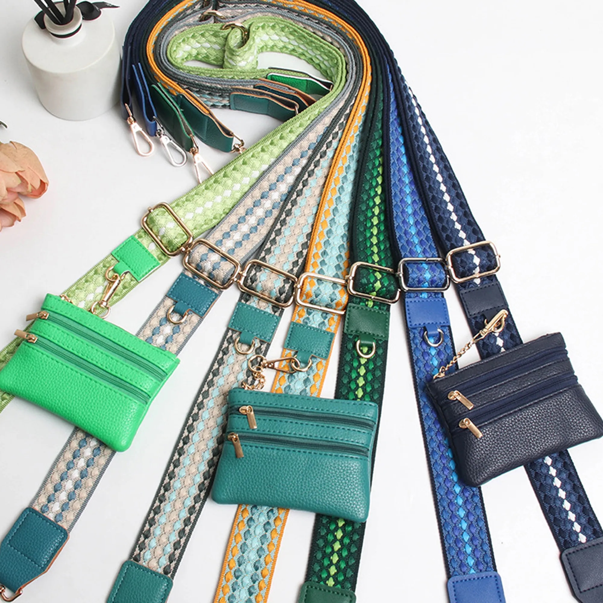 Adjustable Phone Crossbody Strap With Wallet 8