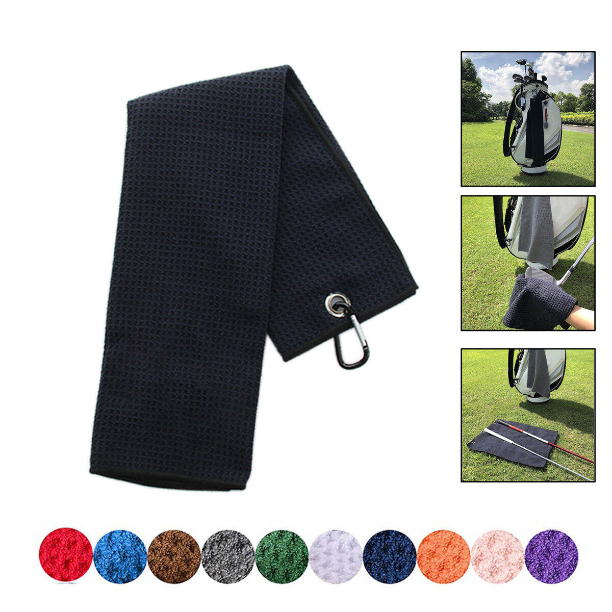 Waffle Golf Towel