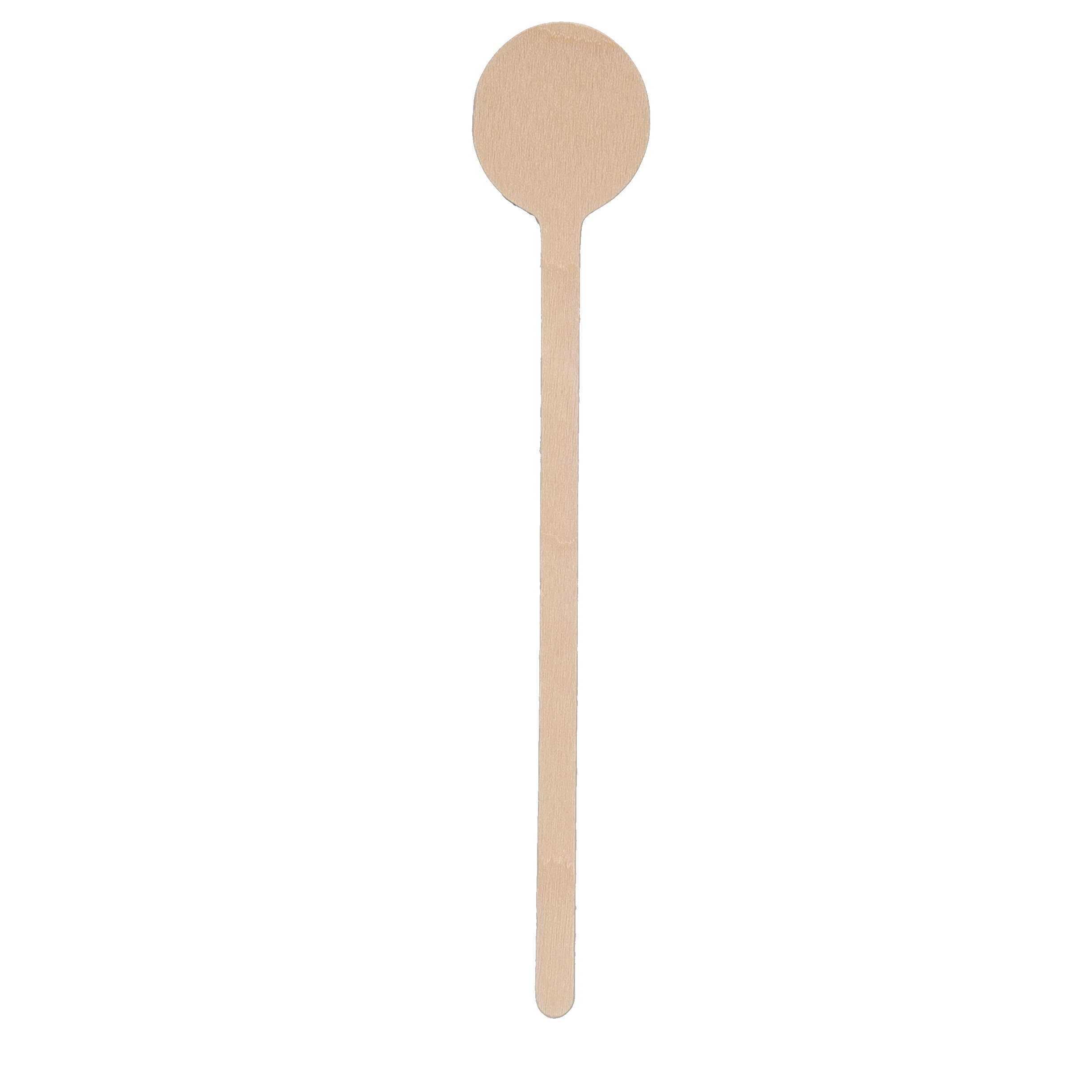 Wood Drink Stirrer 6.000" Round Tradition Print 6