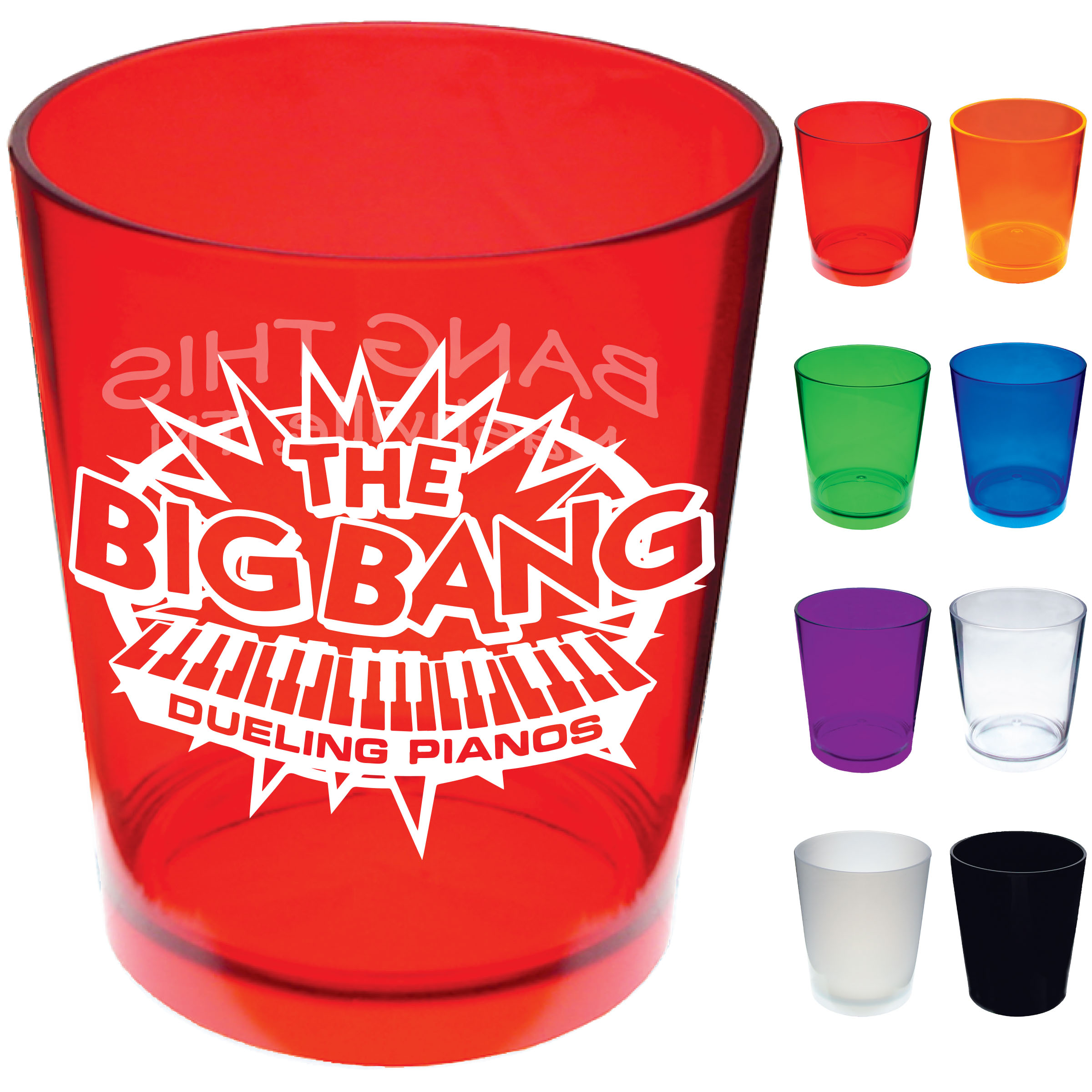 12oz Plastic Rocks Cup