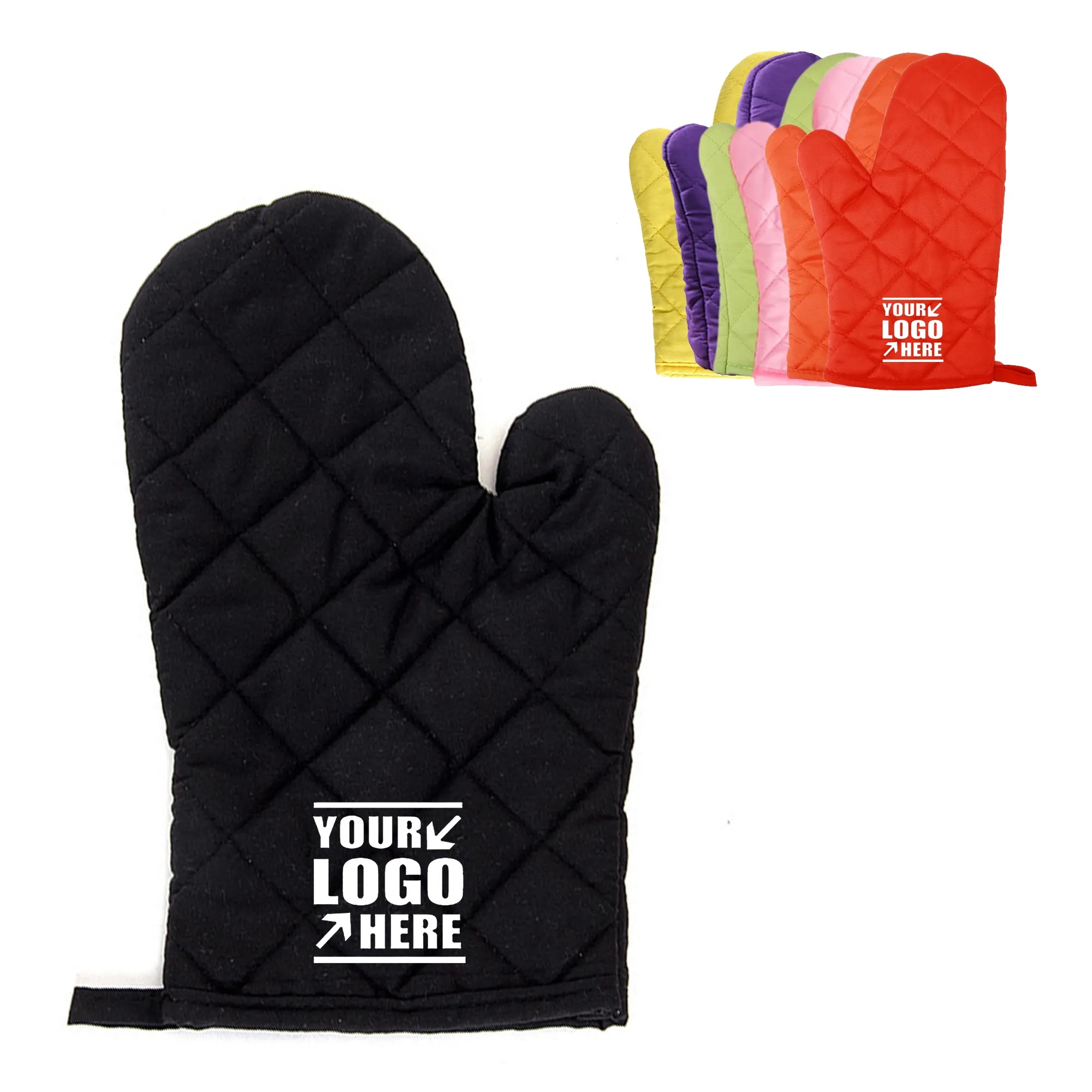 Heat Resistant Kitchen Oven Mitts Gloves 4