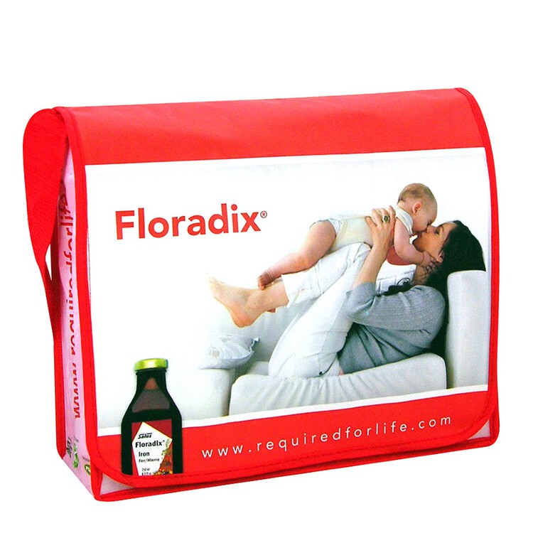 Custom 120g Laminated NonWoven Messenger Bag 16"x12"x5" L4001