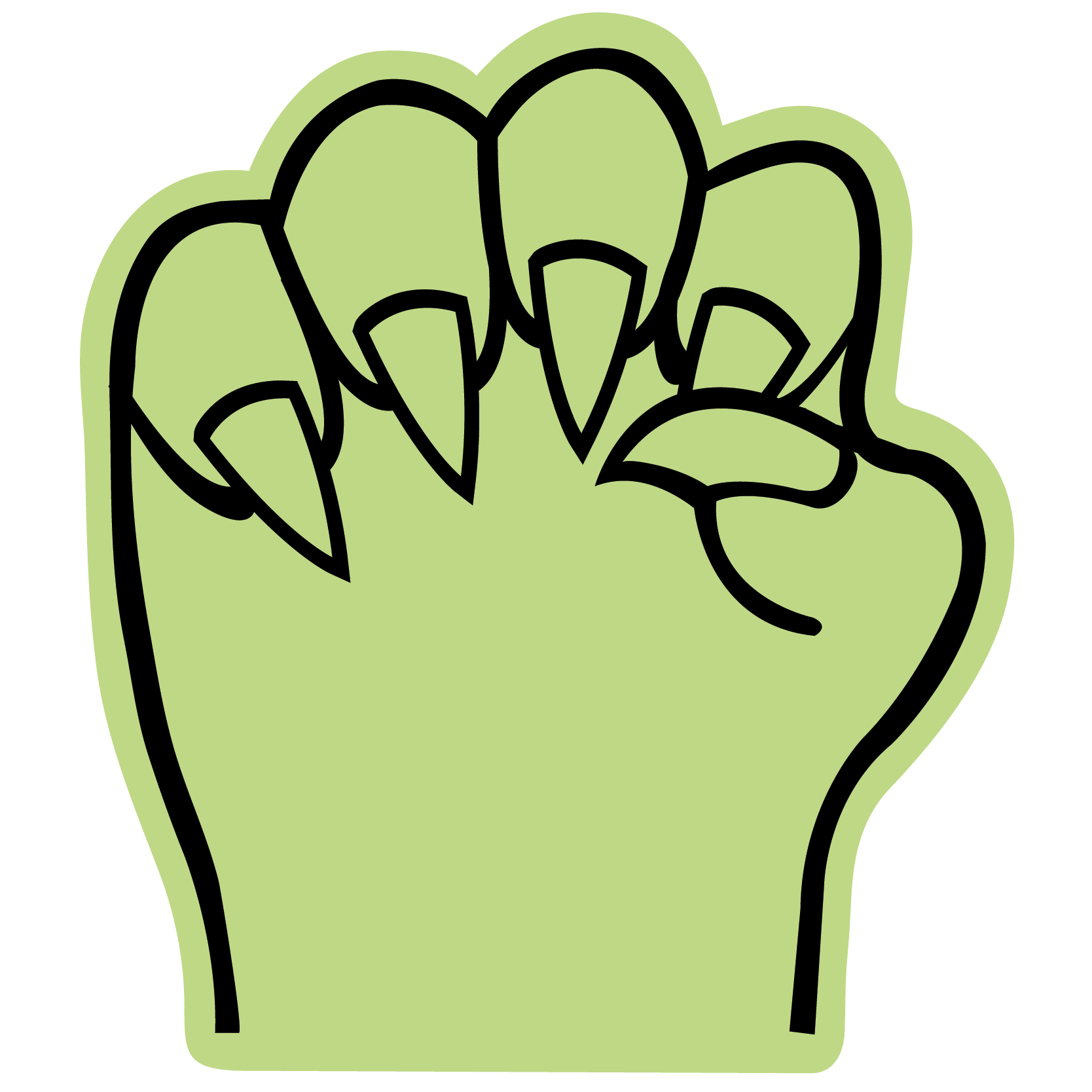 Large Claw Mitt 54