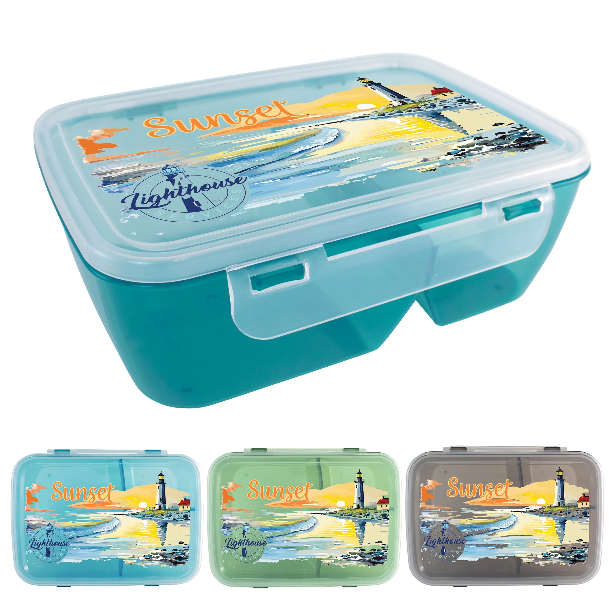Full Color Translucent Lunch Container 13