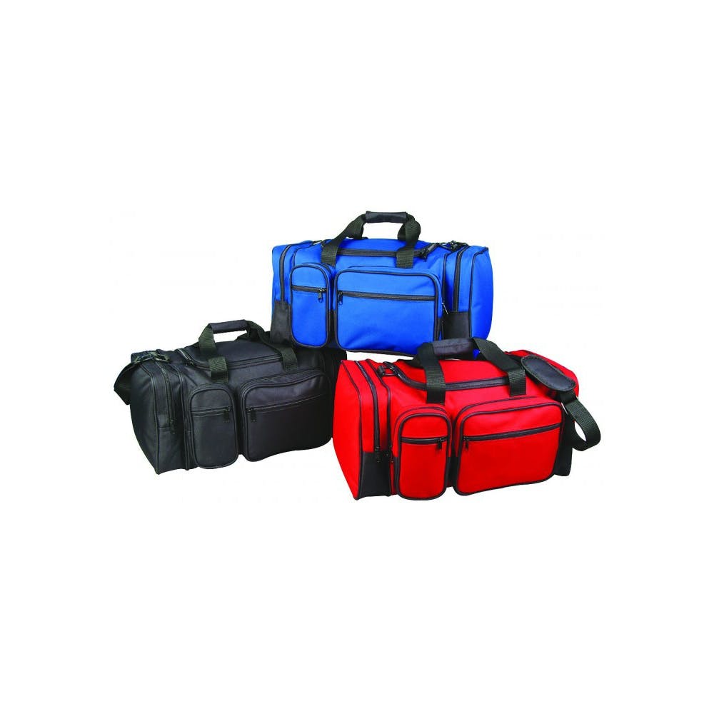 Deluxe Club Sports Duffel Bags - Black 19" 3
