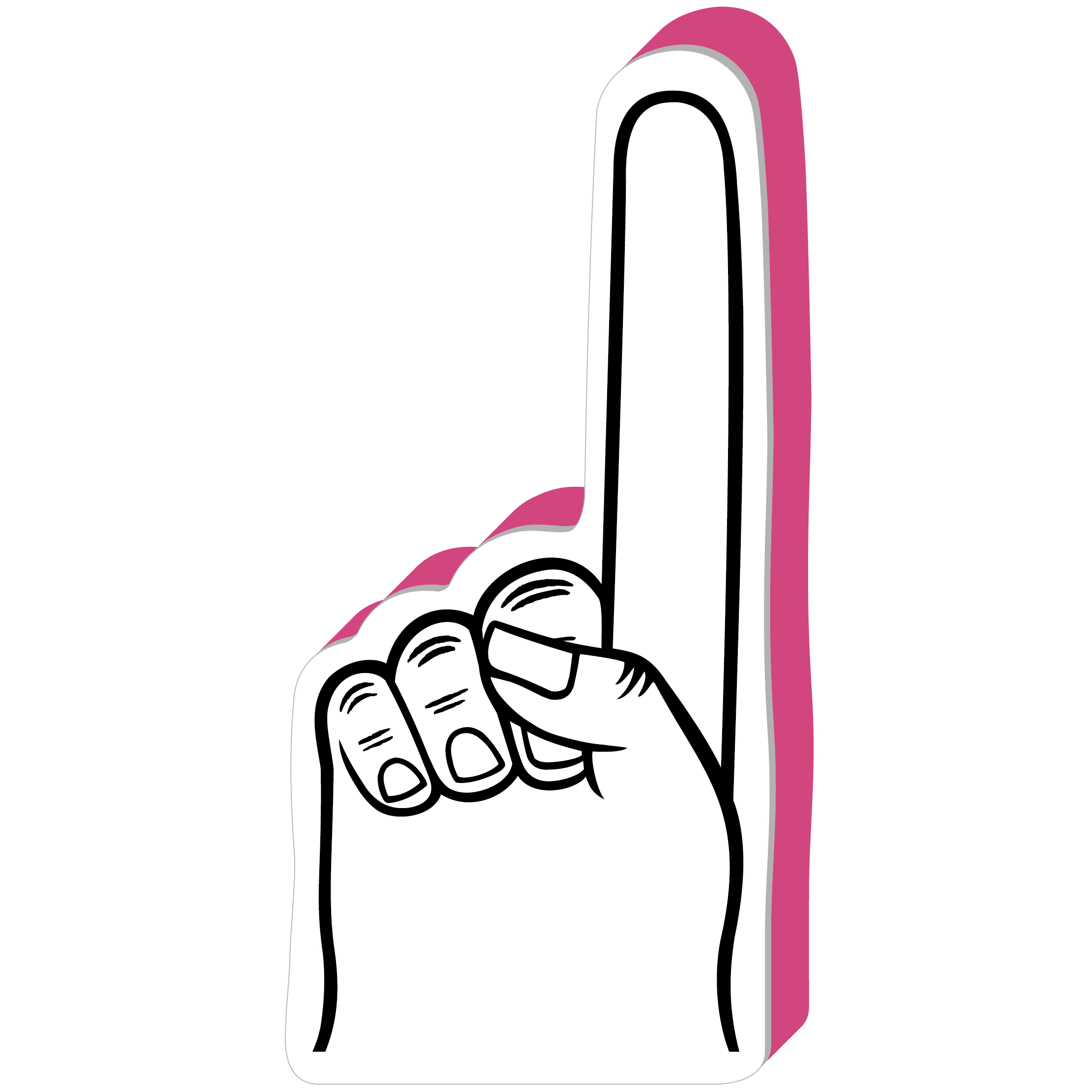 16" Signature Foam Hand 62