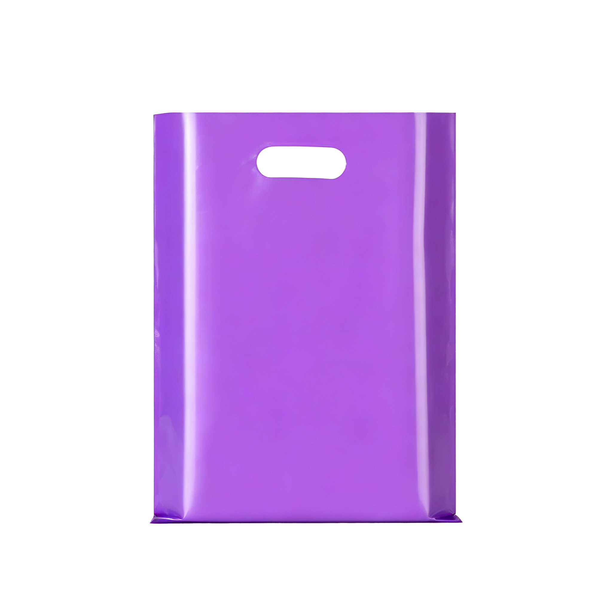 Die Cut PE Plastic Handle shopping Bag 4