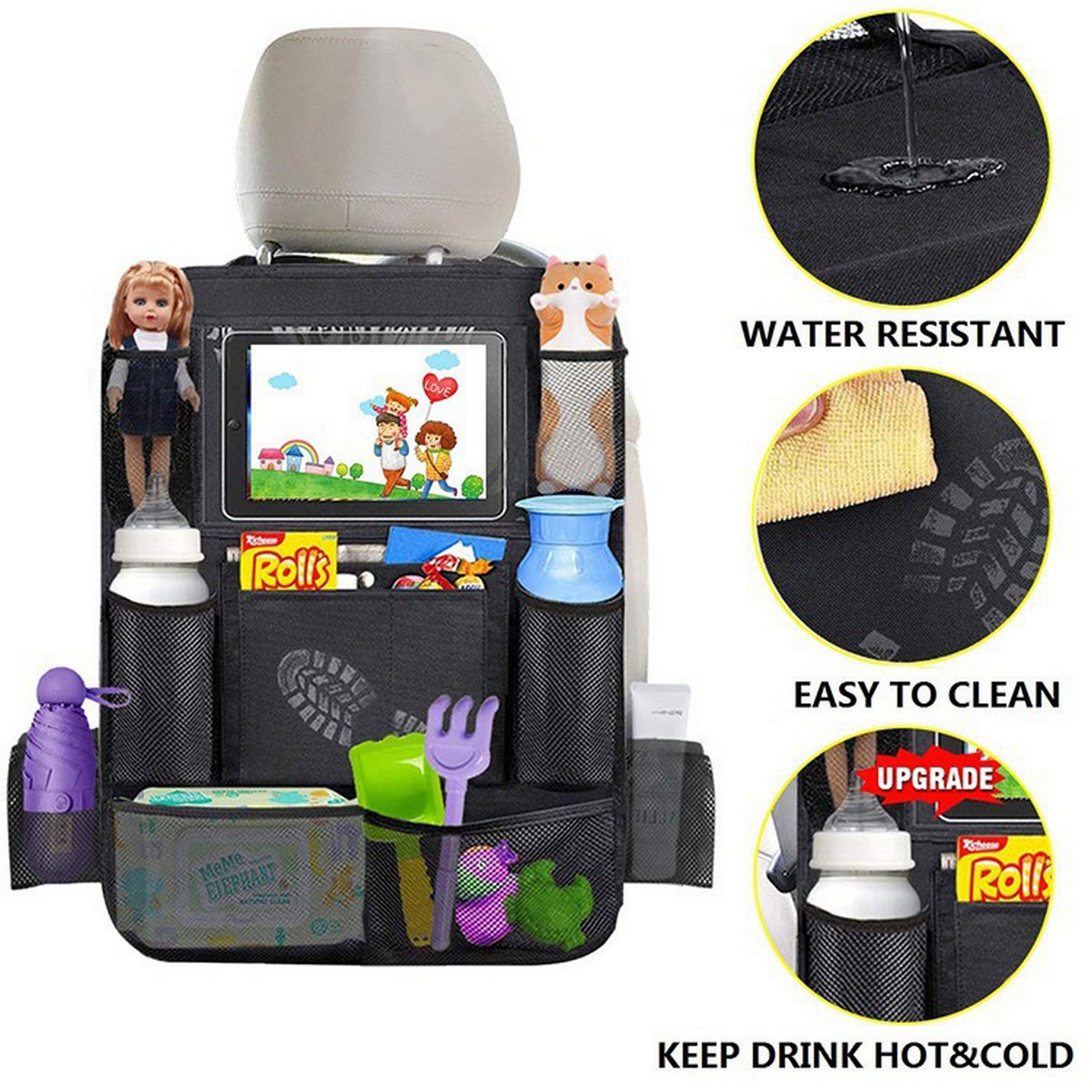Multifunctional Storage Bag For The Rear Seat Of The Car 11