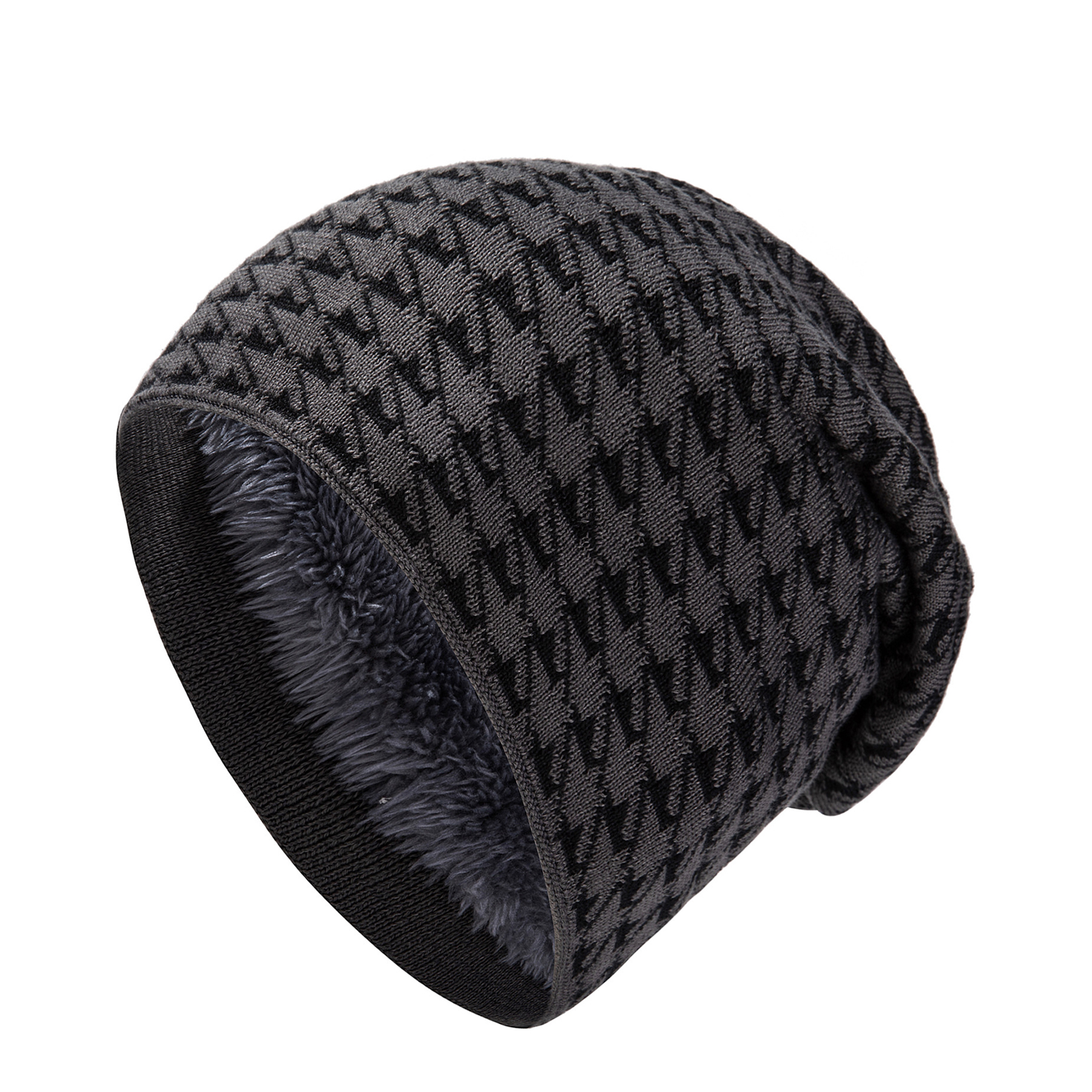 Mens Plus Fleece Ear Protection Hat 17