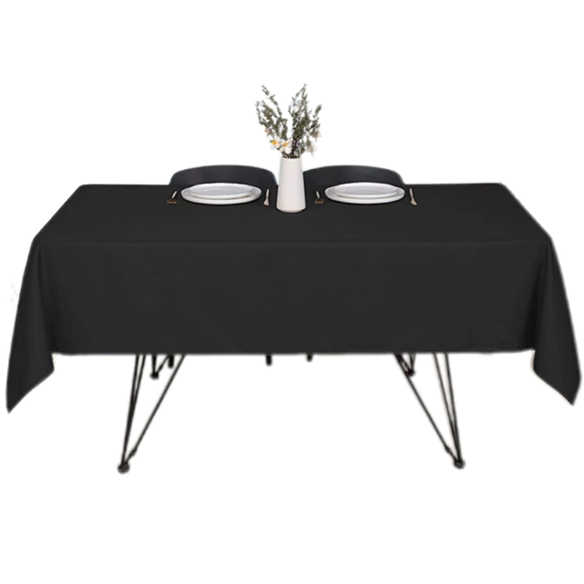 Durable Polyester Rectangle Tablecloth, Stain & Wrinkle Resistant 6
