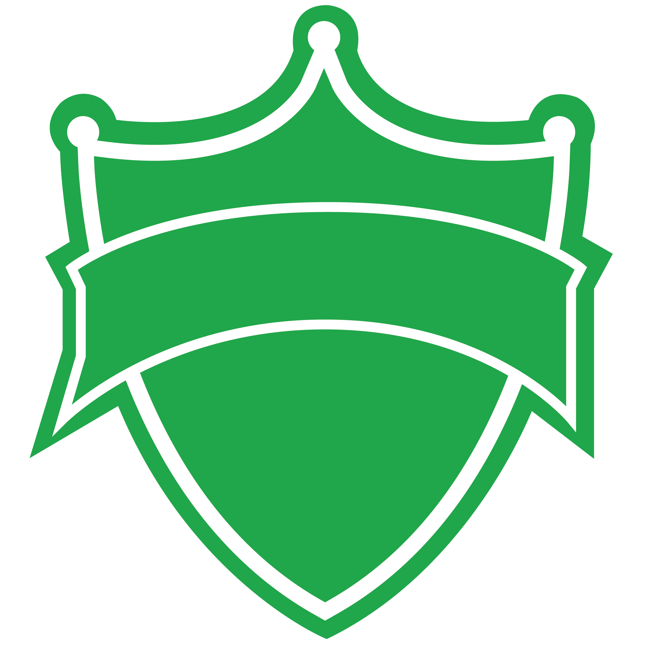 18" Shield with Handle 44
