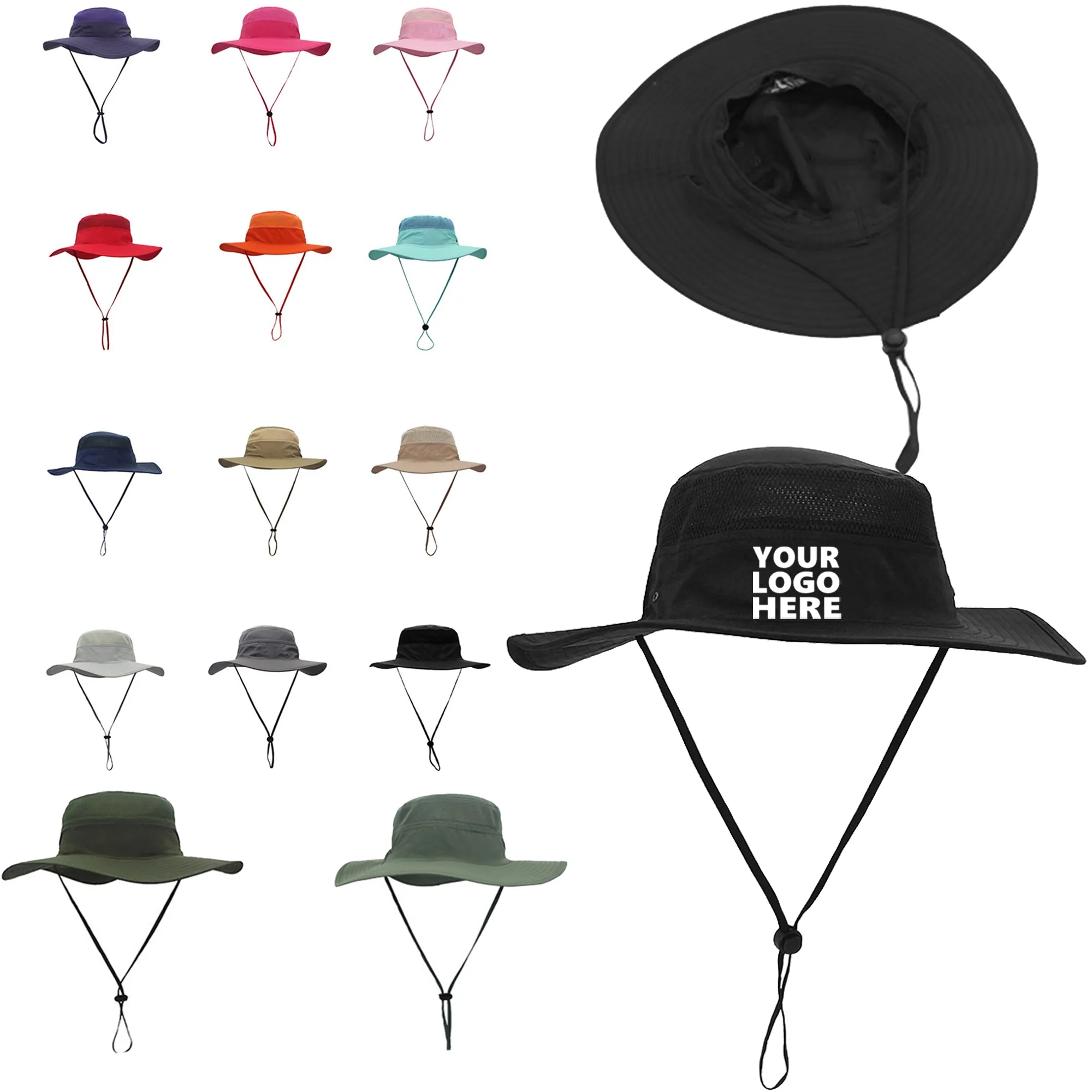 Full color printing UV Protection Sun Bucket Hat 4