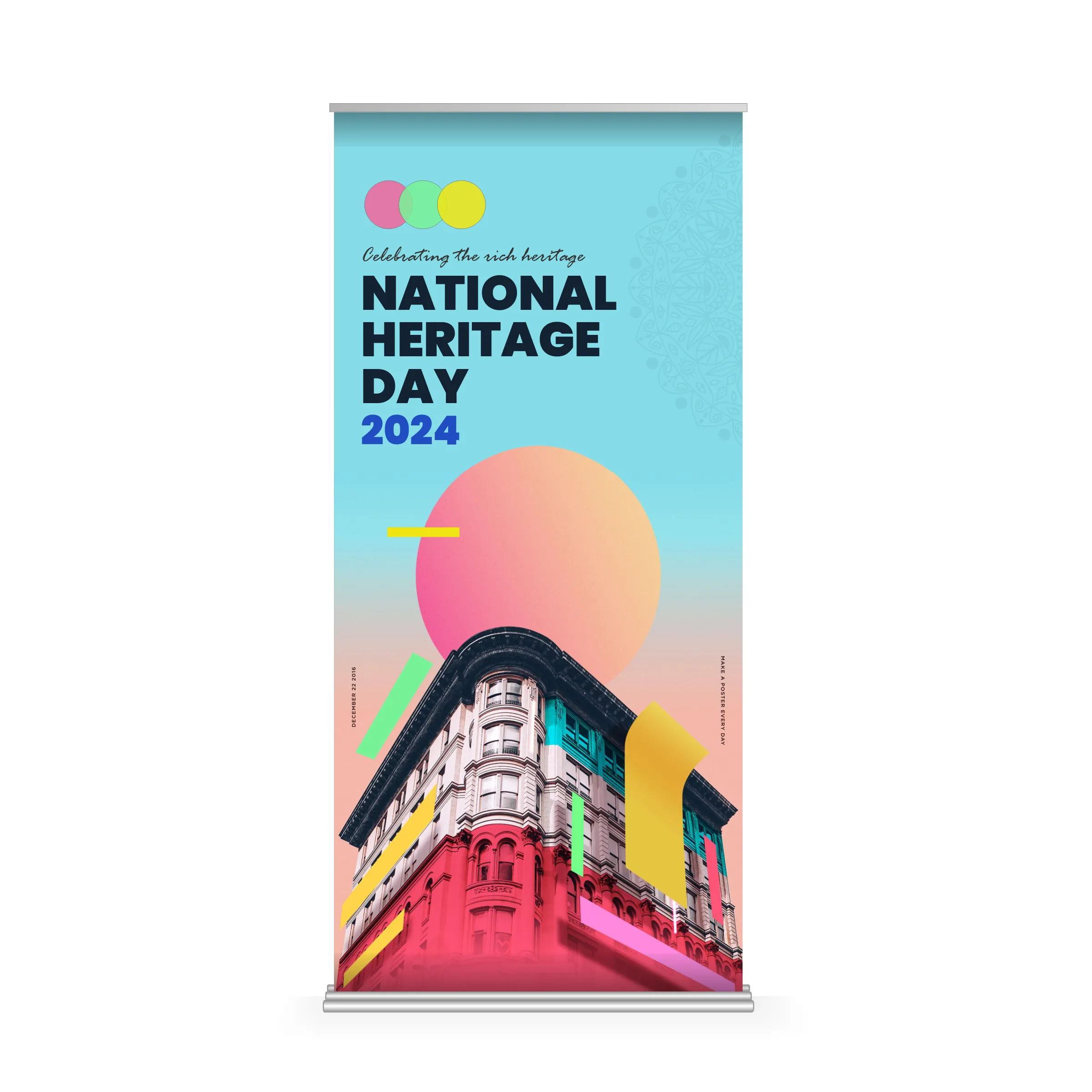 36" x 80" Wide Super Deluxe Retractable Banner Kit