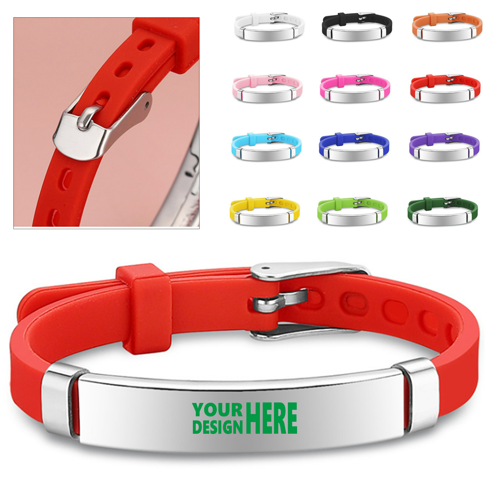 Modern Steel-Silicone Wristband 4