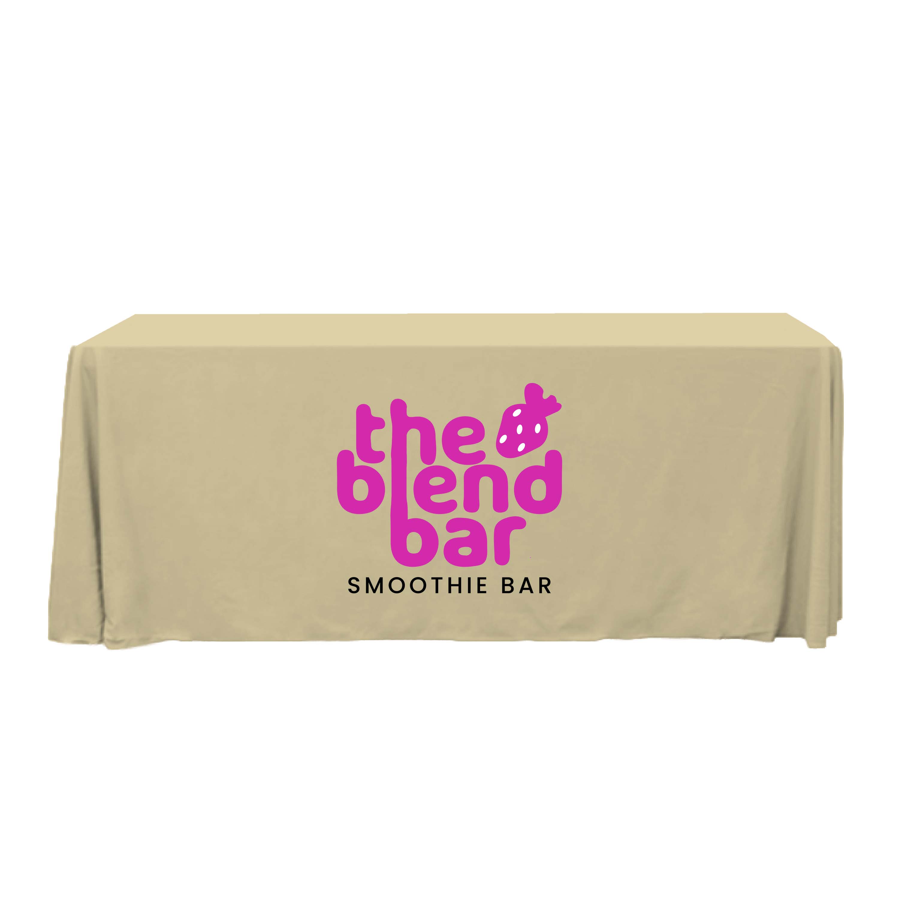 6 ft. Throw PolyKnit Table Cover (Full Color Logo) 23
