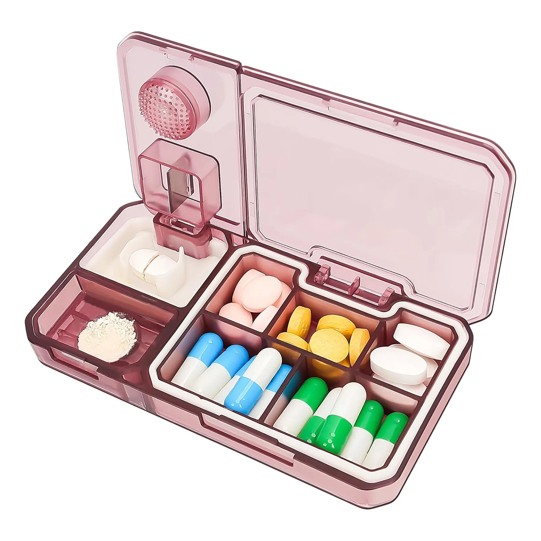 Translucent Pill Organizer 10
