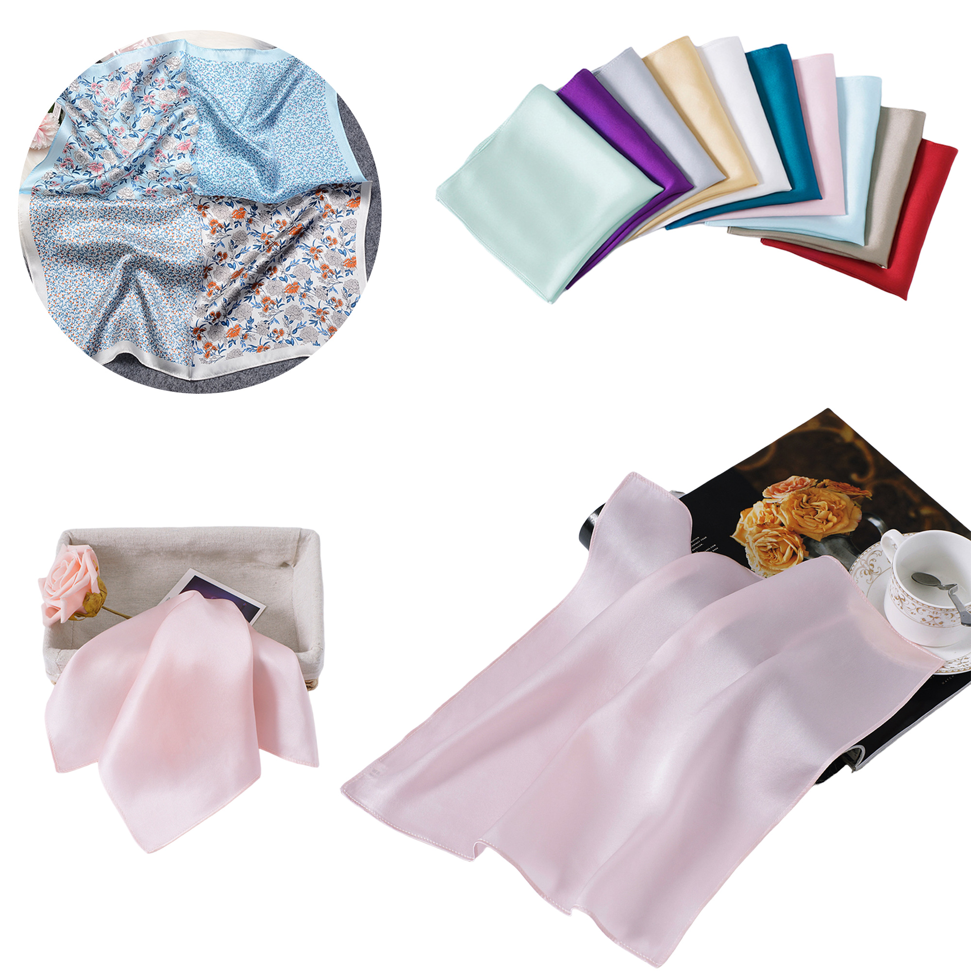 Luxurious Mulberry Silk Handkerchief 5