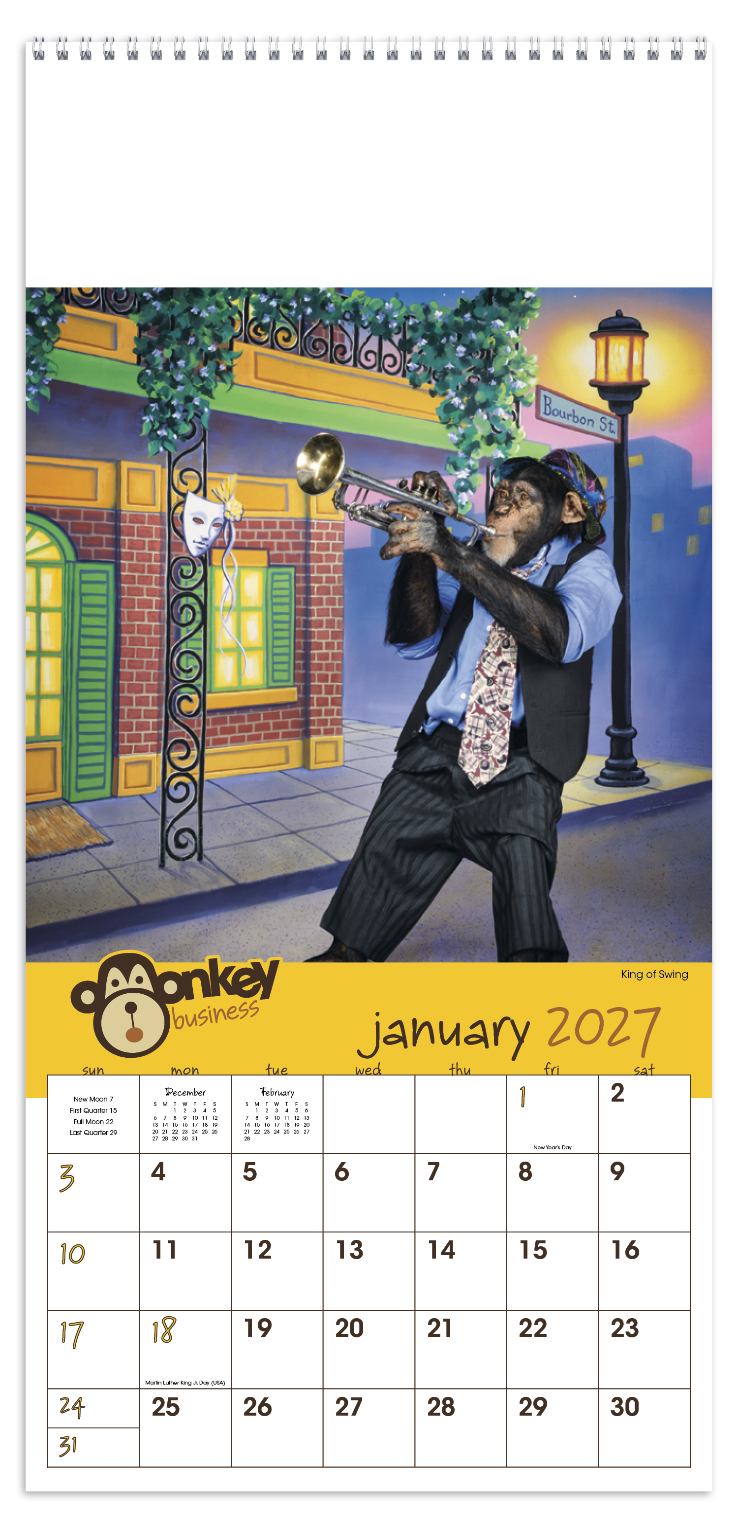 Triumph Calendars Monkey Business Calendar