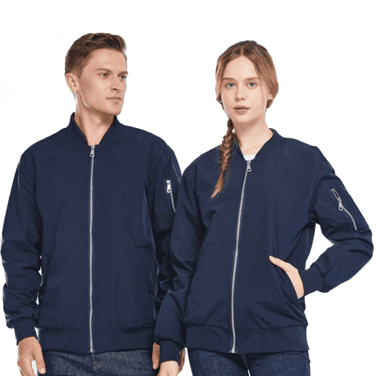 Unisex Casual Bomber Jacket