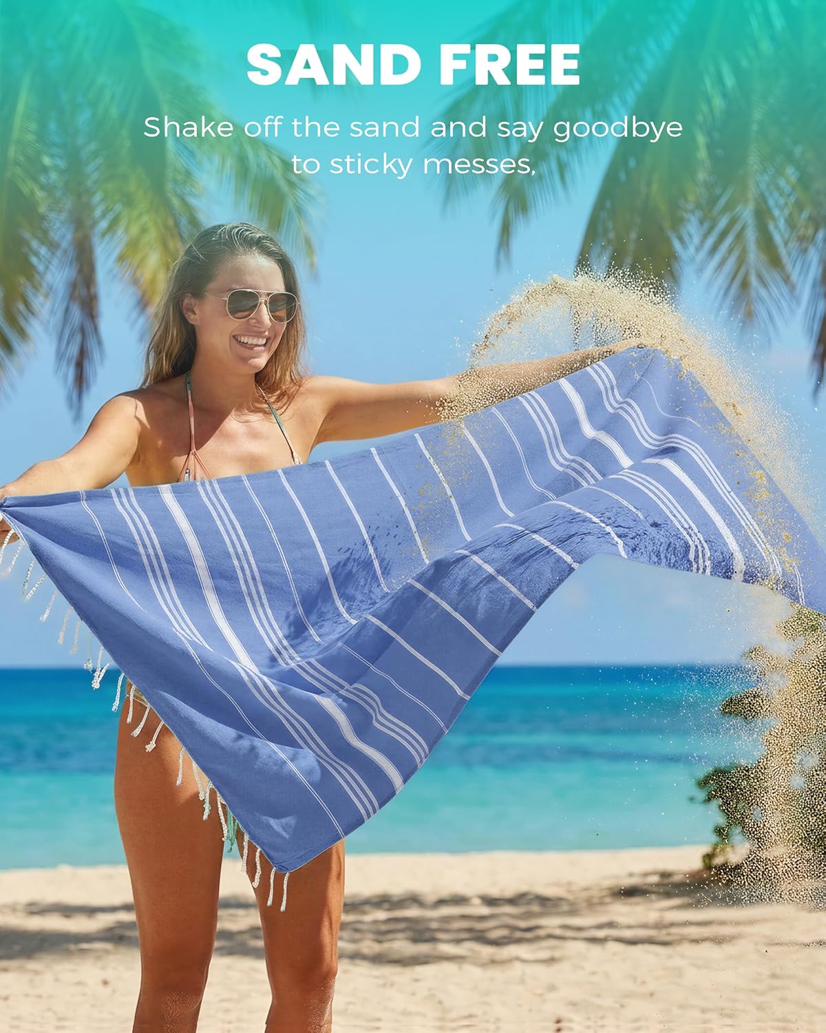 Turkish Stripe Beach Towel 4