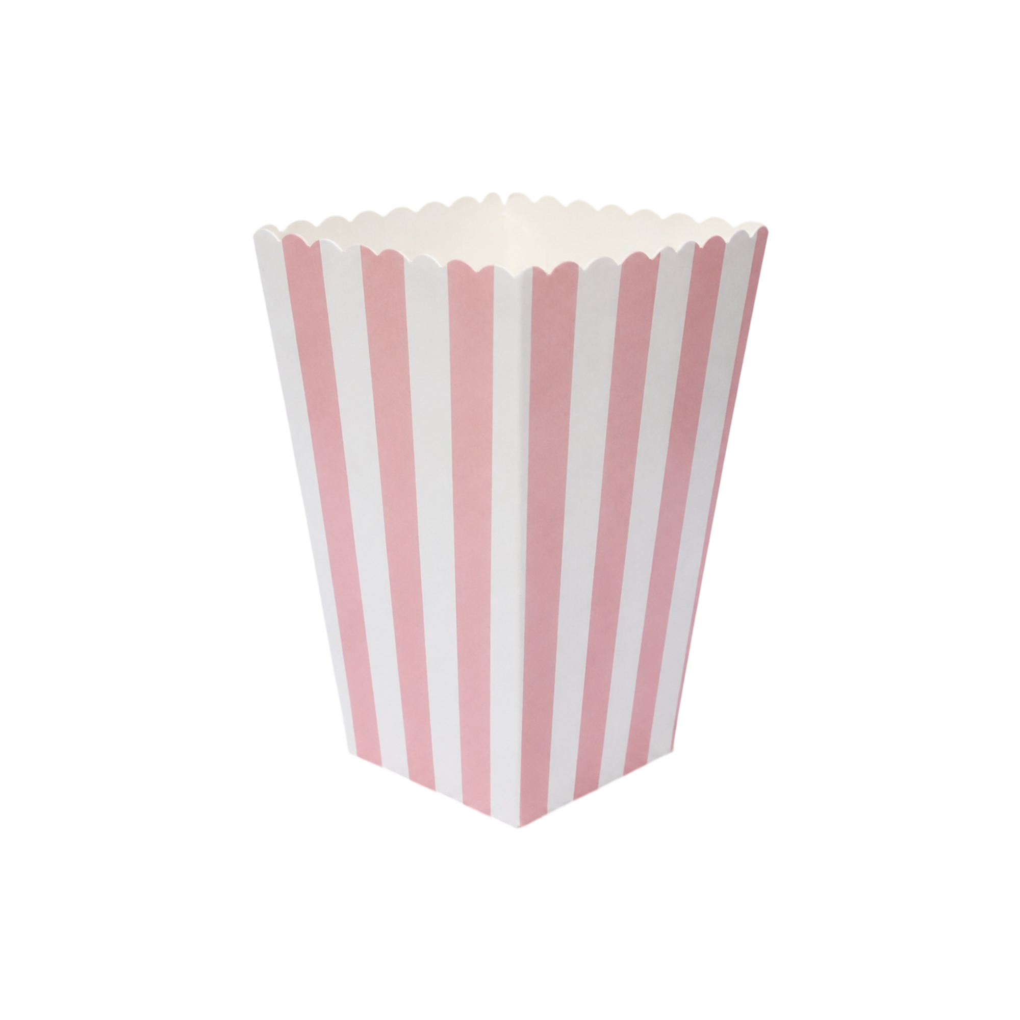 Striped Paper Popcorn Box For Party Snacks 5