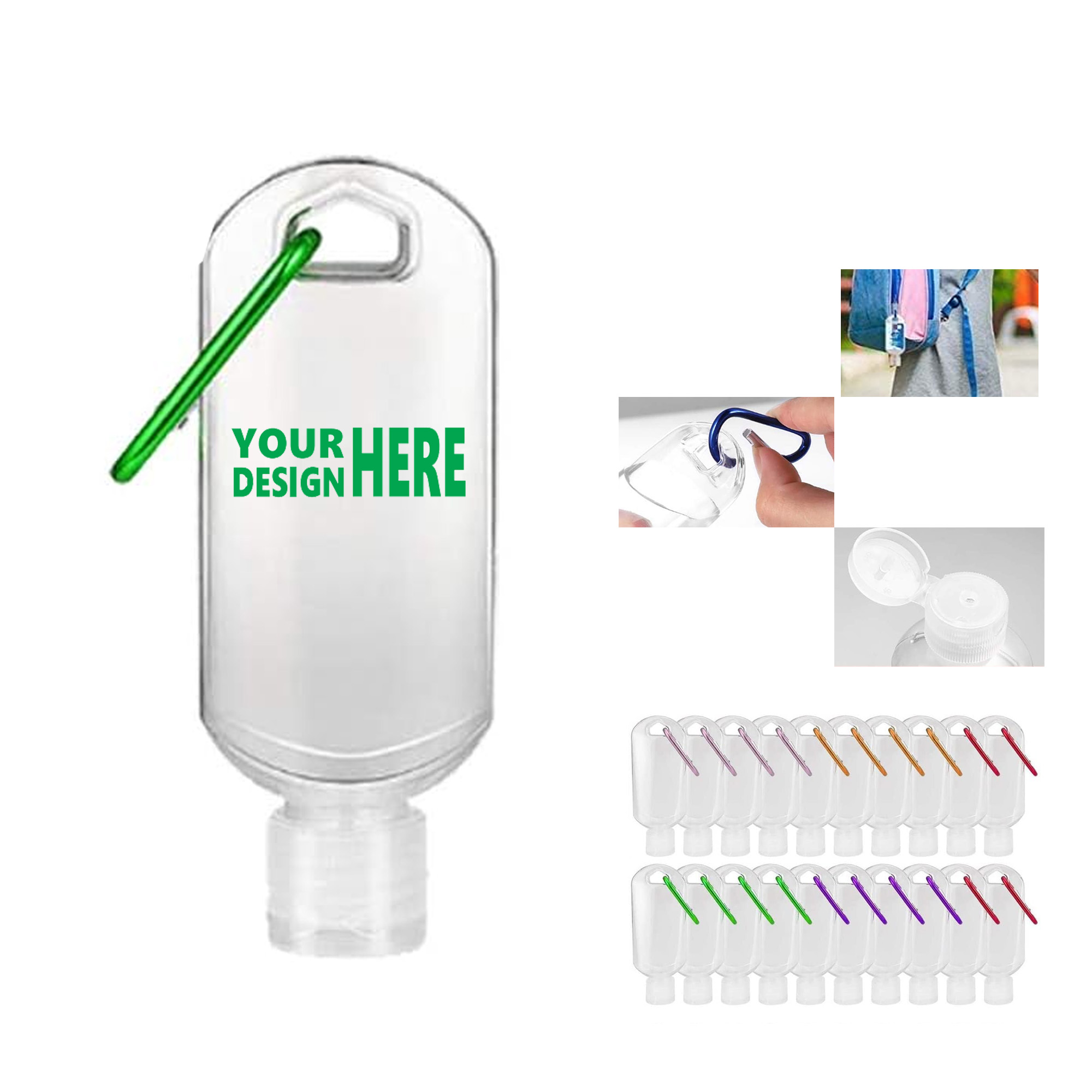Hand Sanitizer With Flip Cap
