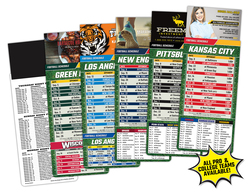 Magna-Card Business Card Magnet - Football Schedules (3.5x9)