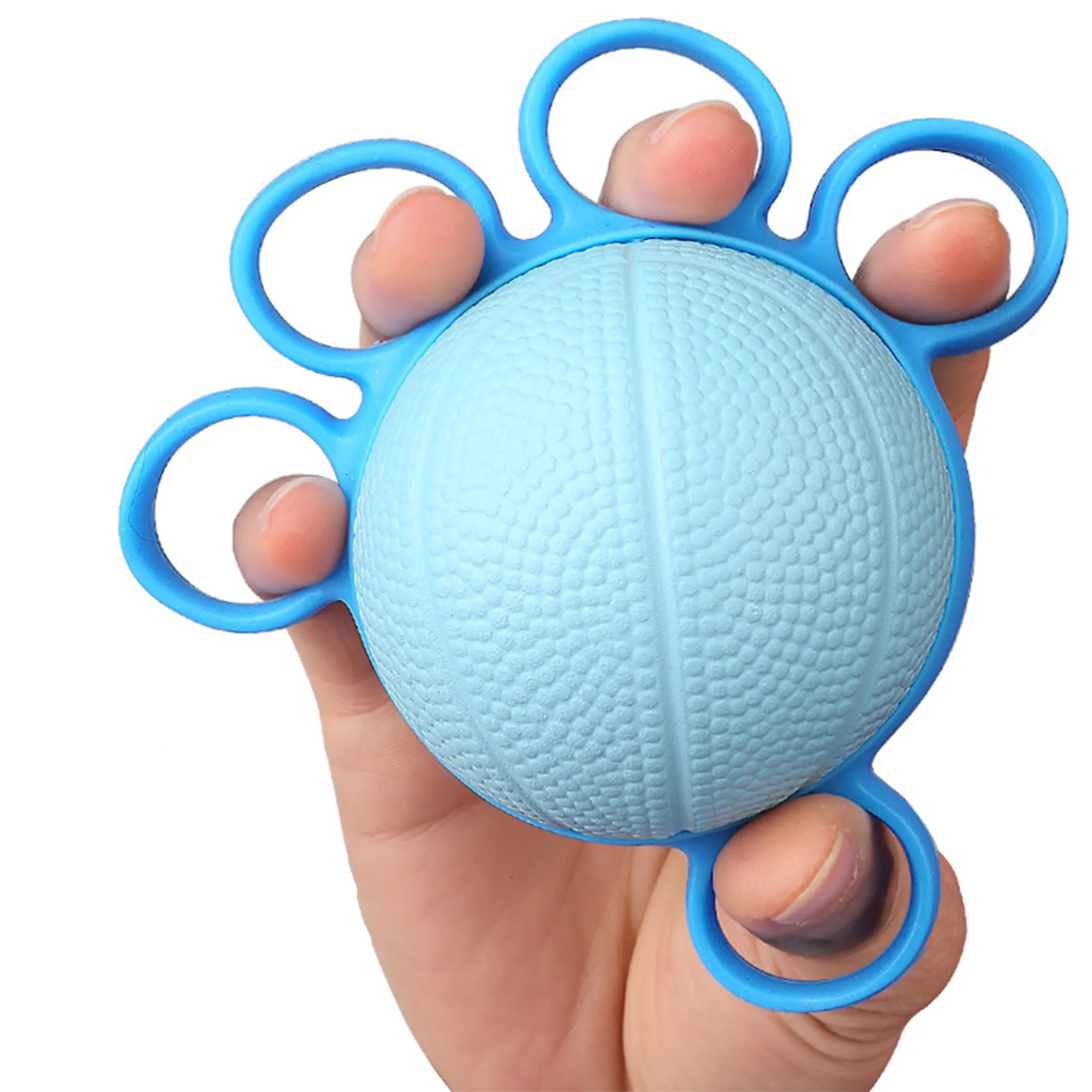 Exerciser Hand Gripper Silicone Finger Puller set 11