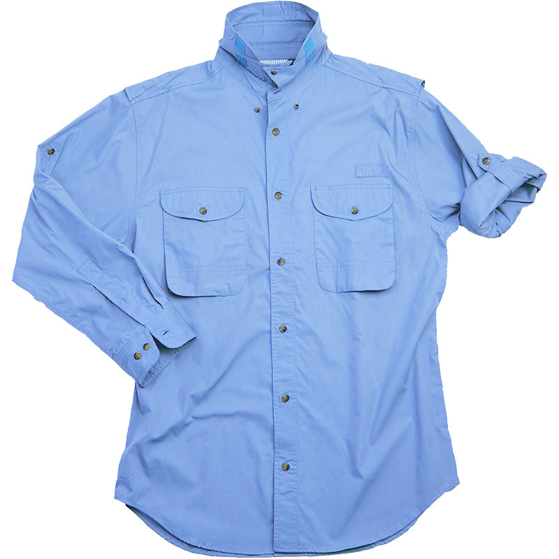 Cotton Poplin Fishing Shirt - Long Sleeve 16