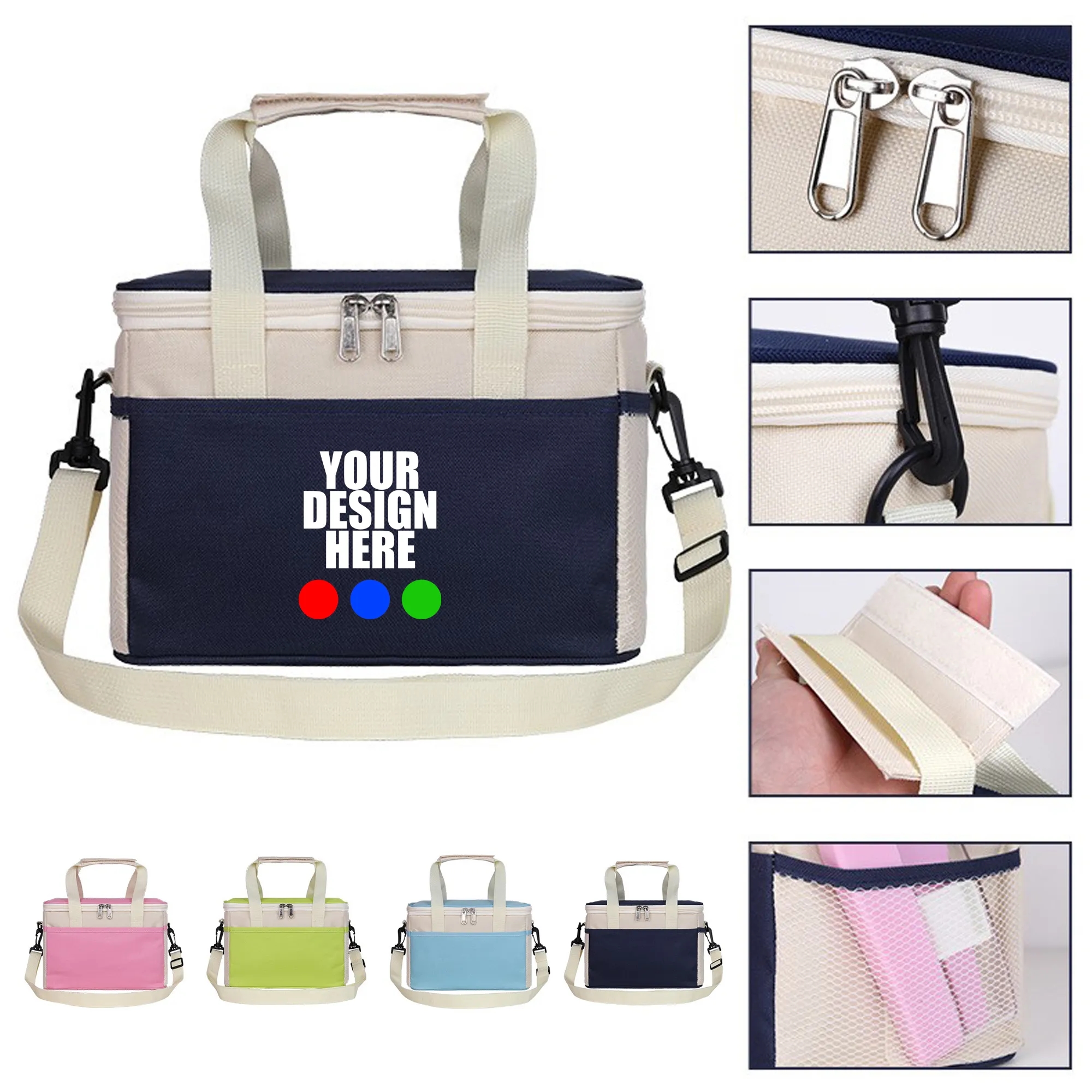PEVA Portable Lunch Cooler Bag