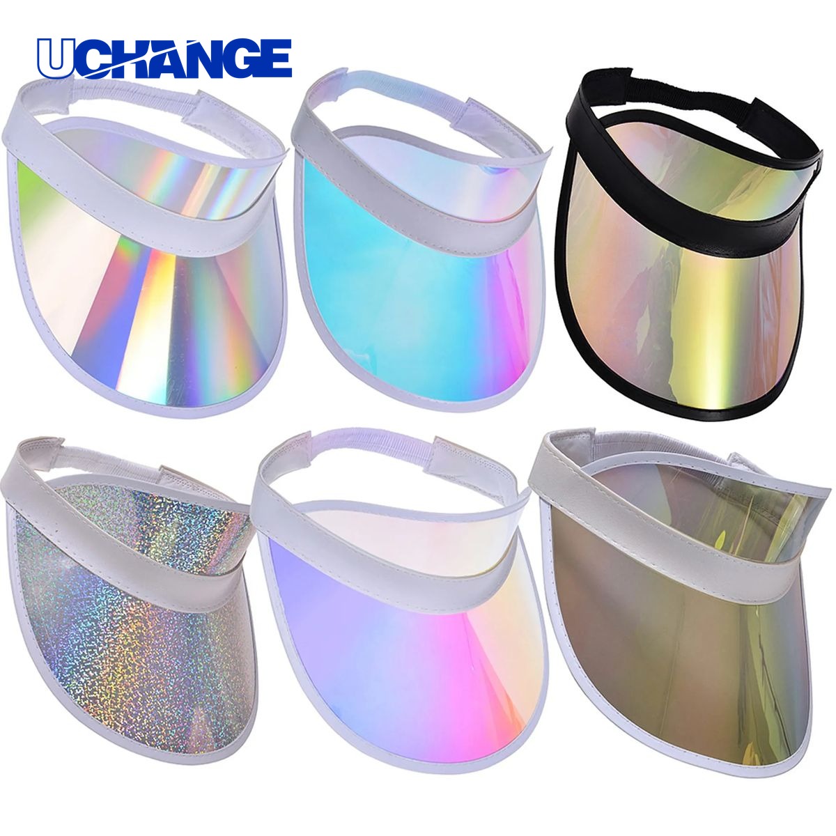 PVC Colored Sun Visor Hat