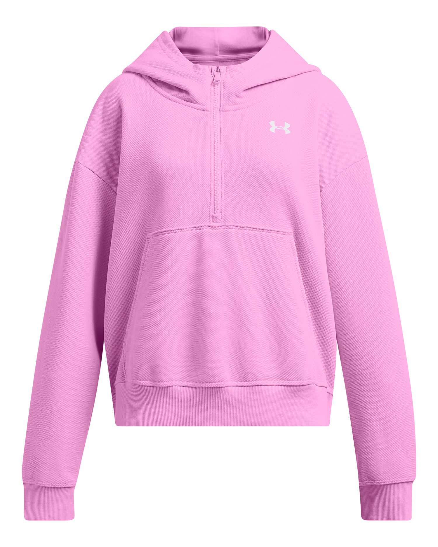 UA Rival Fleece Textured Girls' Zip 9