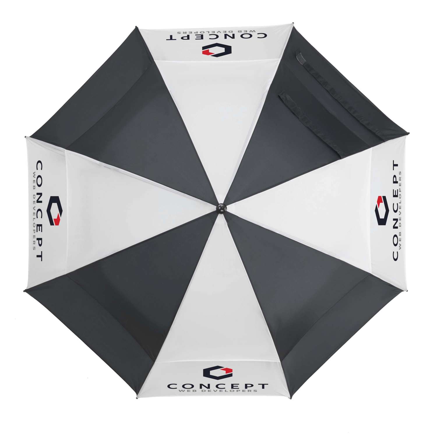 Challenger Alternating Panels Umbrella (4 Imprints) 6