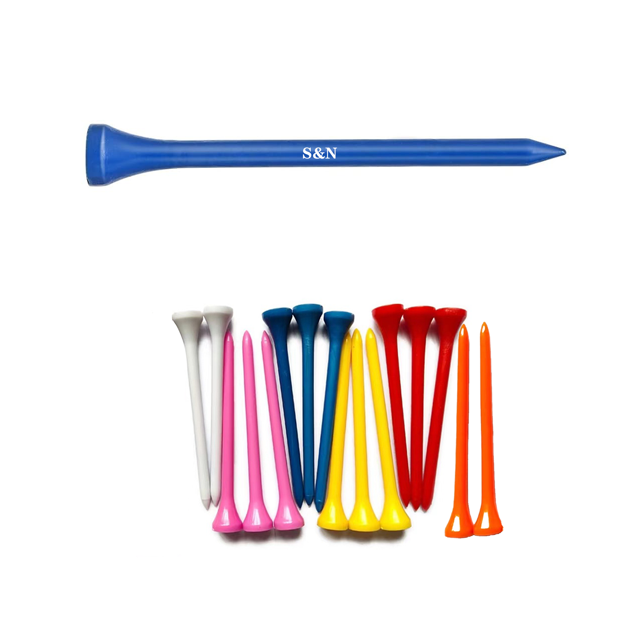 Portable 2.7" Plastic Golf Tee 5