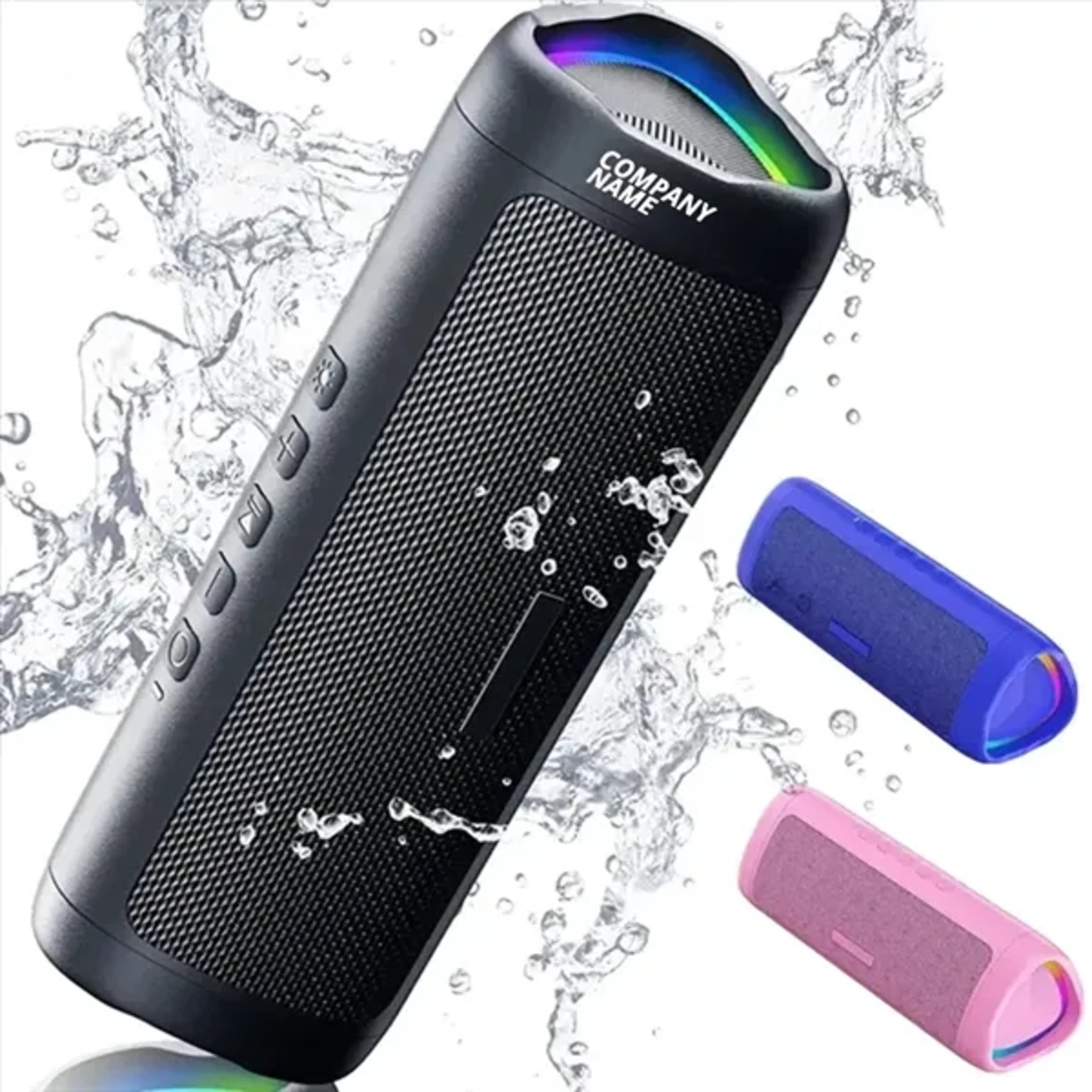 Portable Bluetooth Speaker with Stereo Pairing