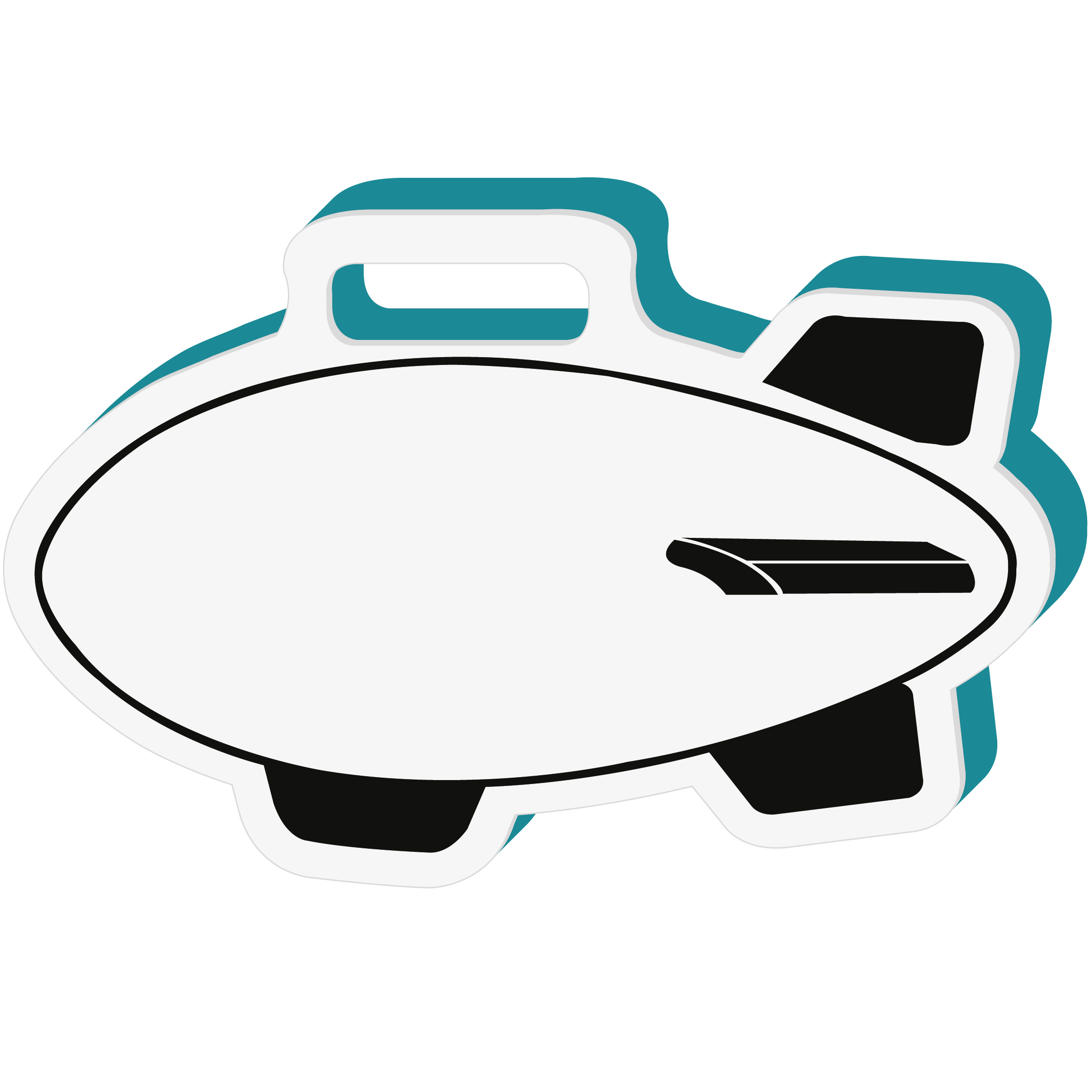 Dirigible Airship Sandwich Cushion 51