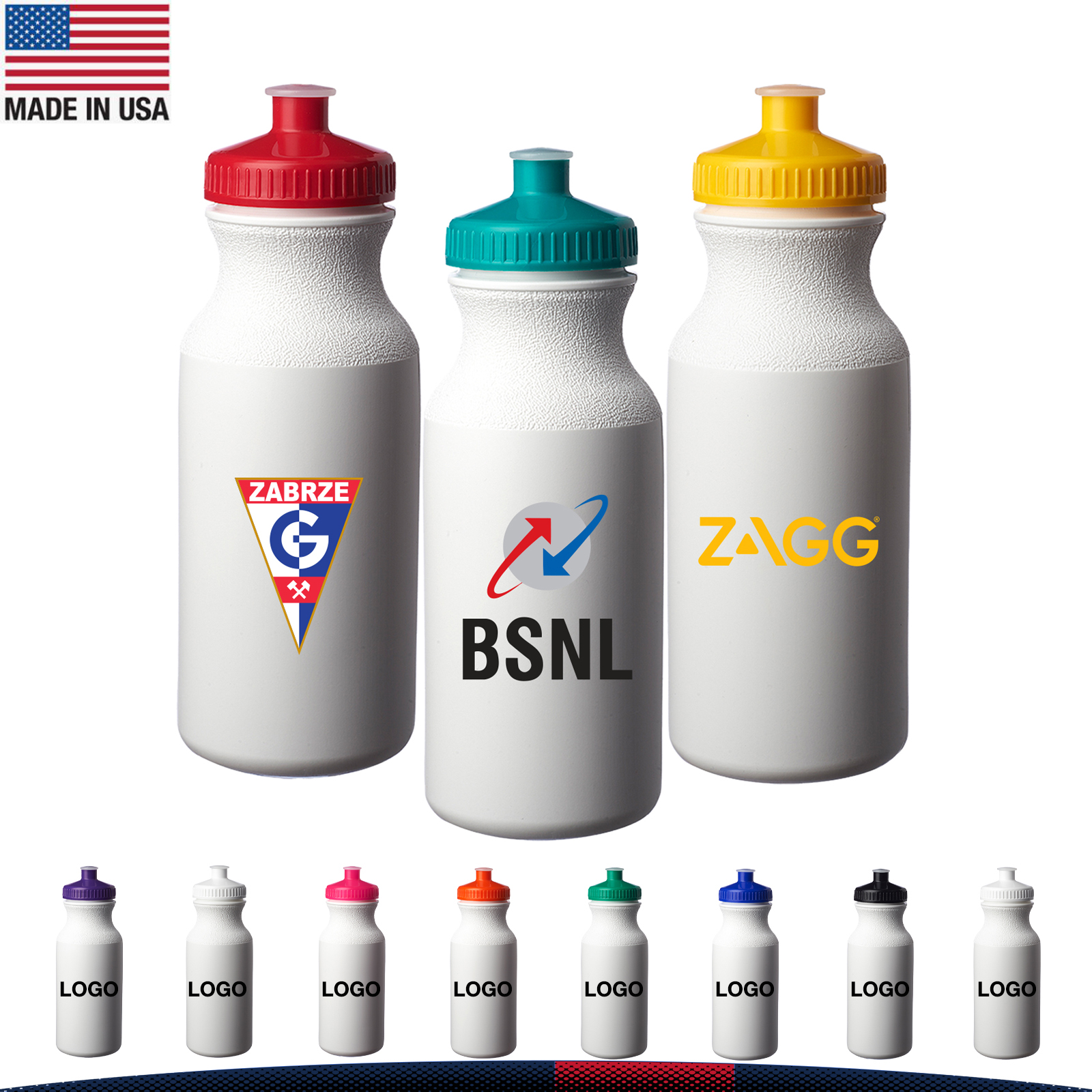 Kealo Plastic Sports Bottle - 20 OZ.