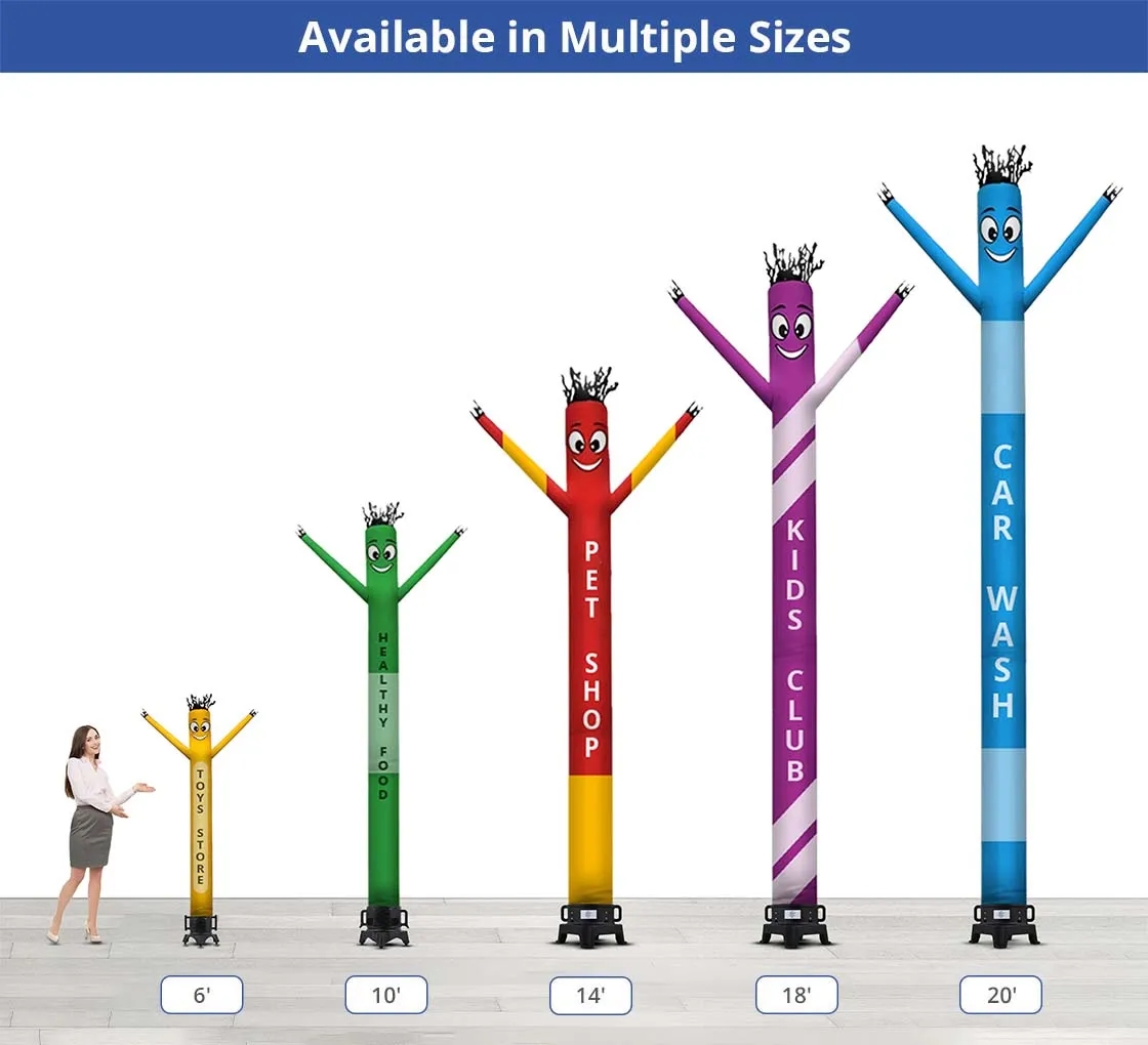 Custom Inflatable Tube Man with Blower (Single Sided) 14