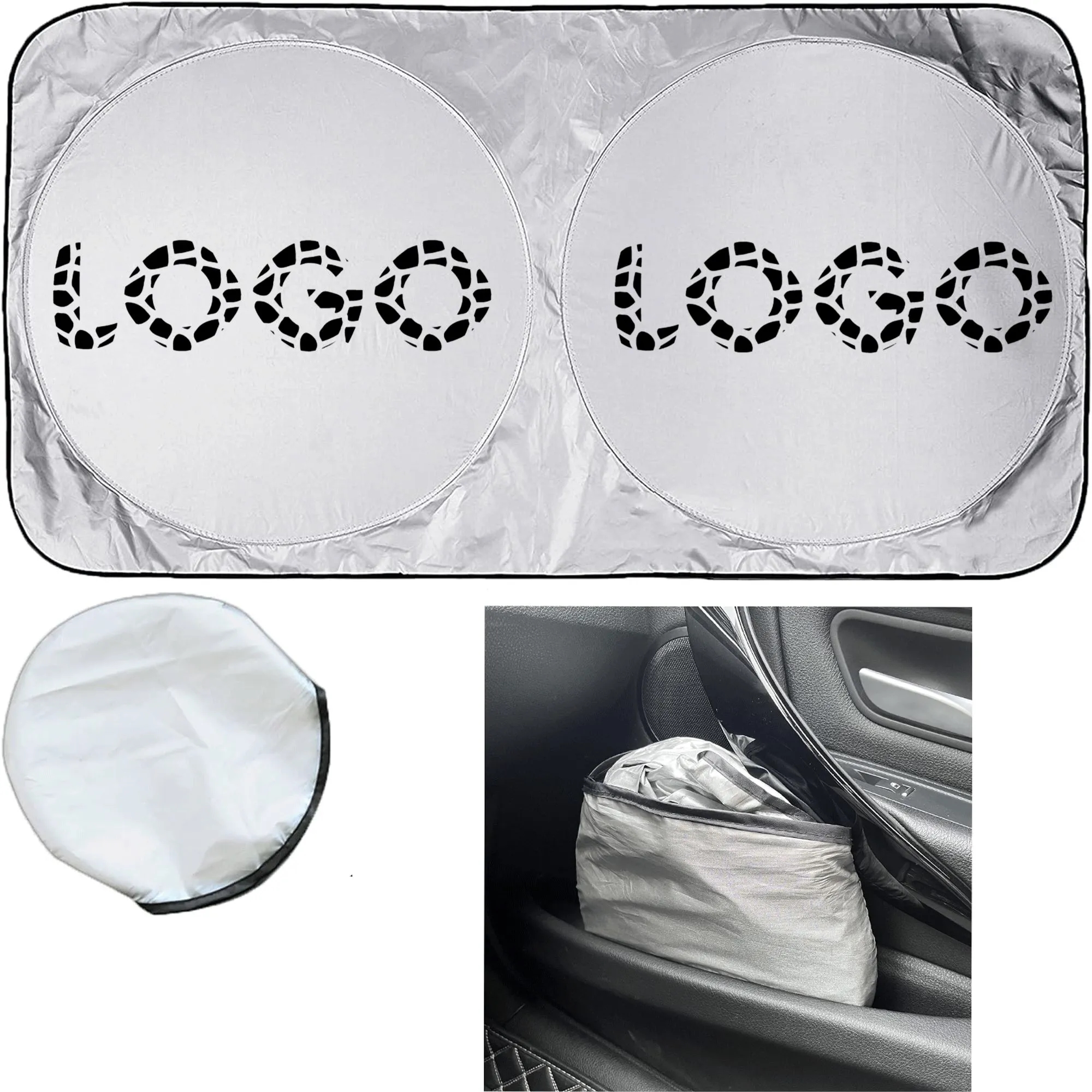 Folding Car Windshield Sunshade 4
