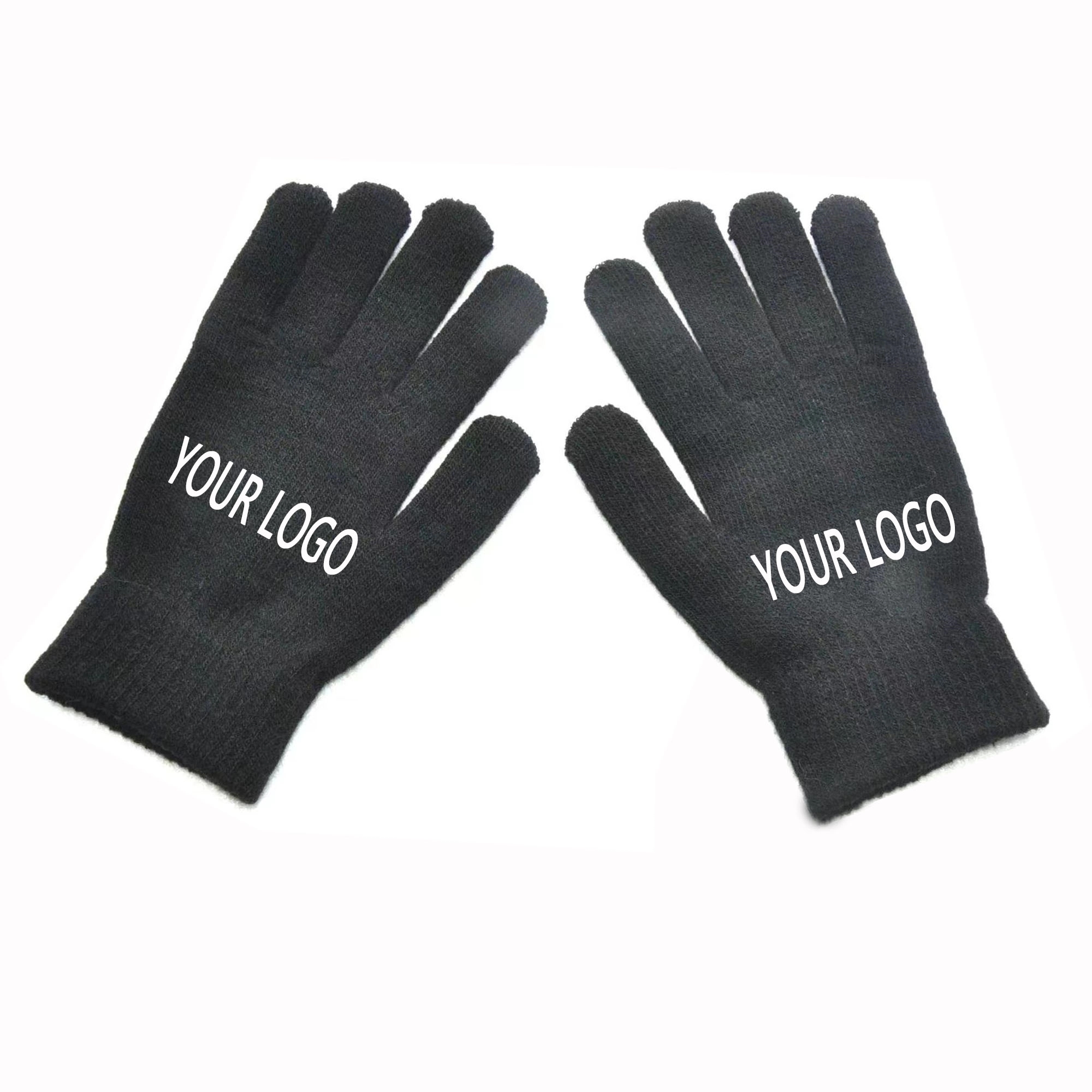 Custom Winter Knit Gloves MOQ 100pair 9