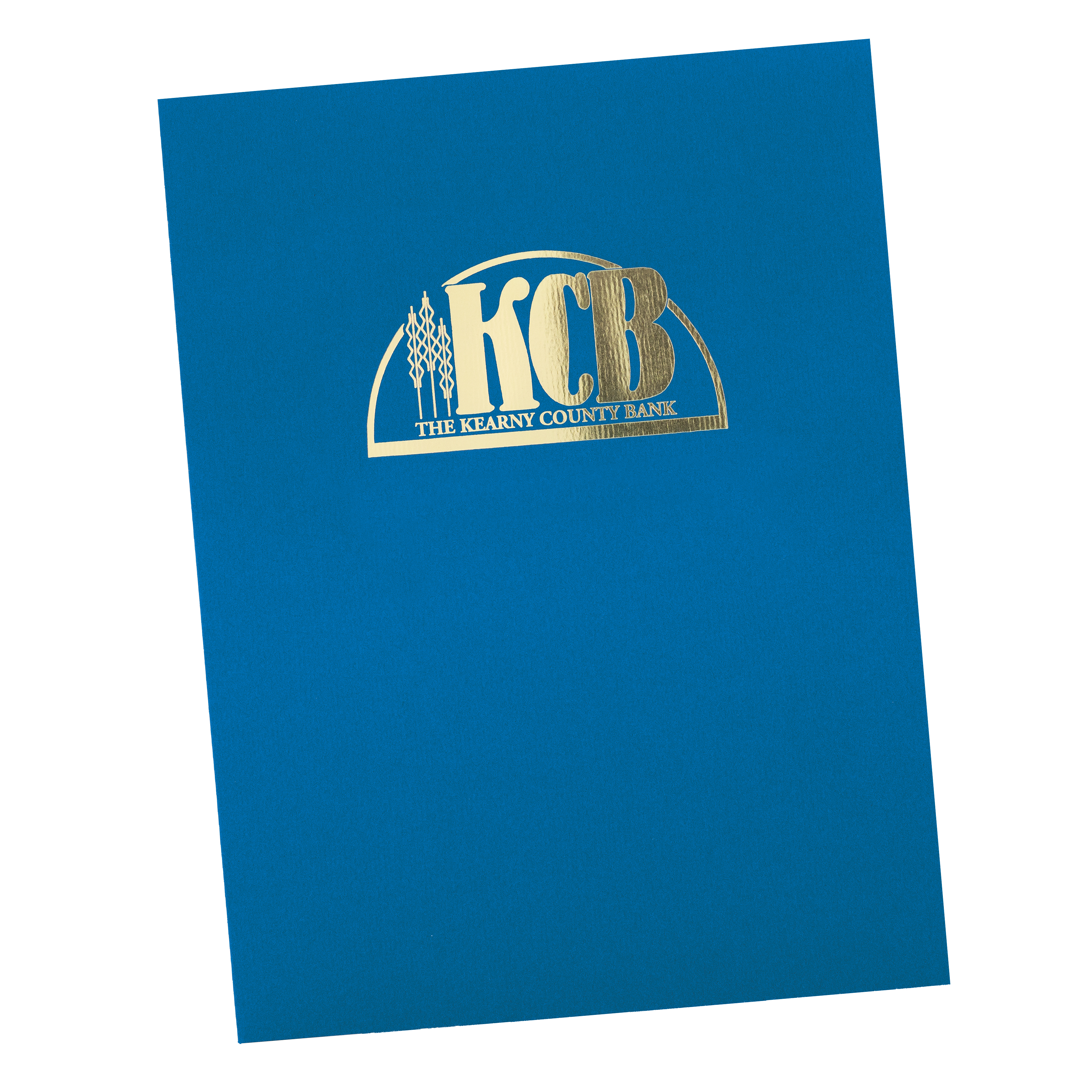 Quick Ship Foil Stamped Linen Pocket Folders 18
